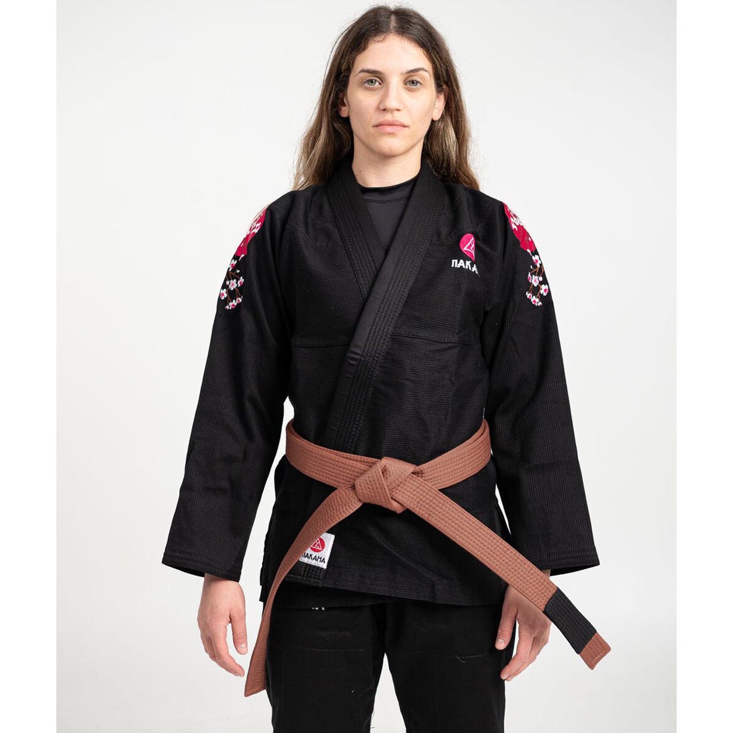 Nakama BJJ GI, Damen, Shirubia, schwarz, F1