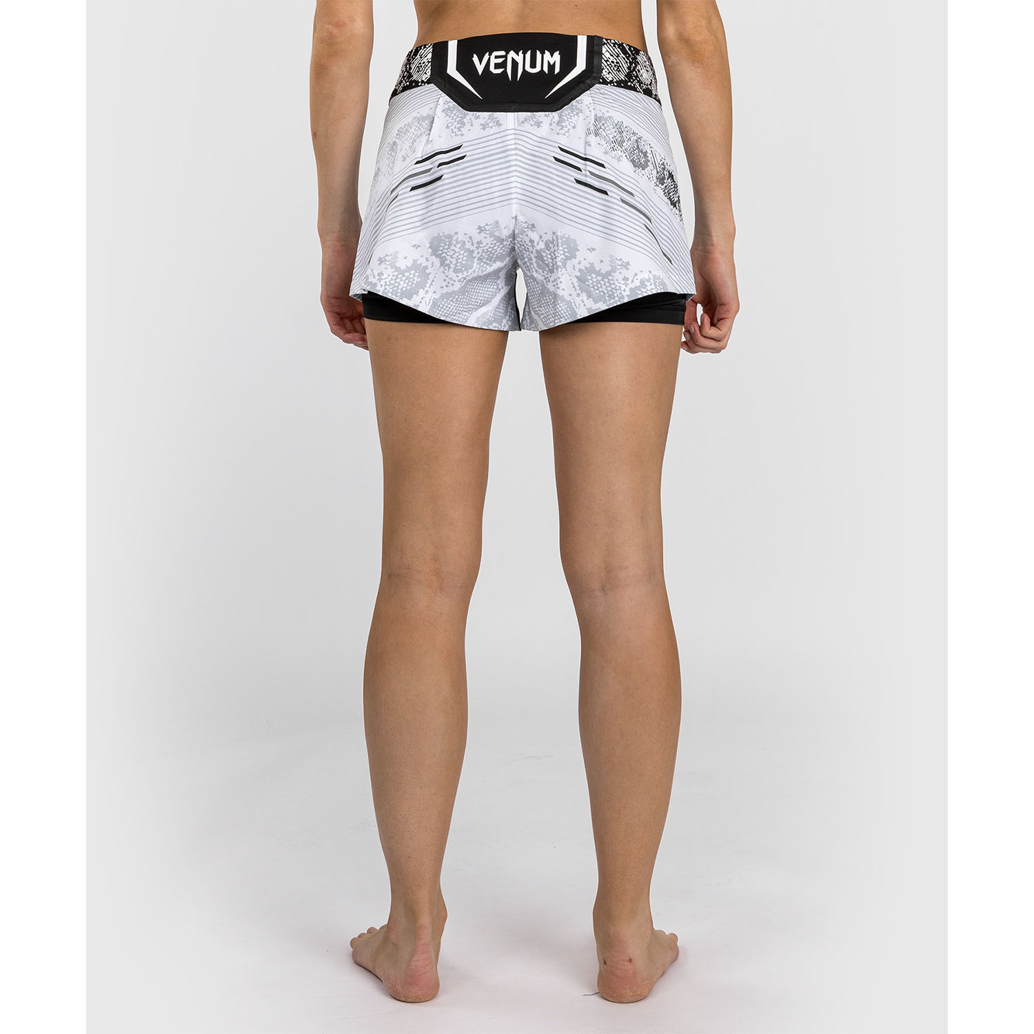 VENUM MMA Fight Shorts, Damen, UFC Fight Night, Adrenaline, weiß, XS