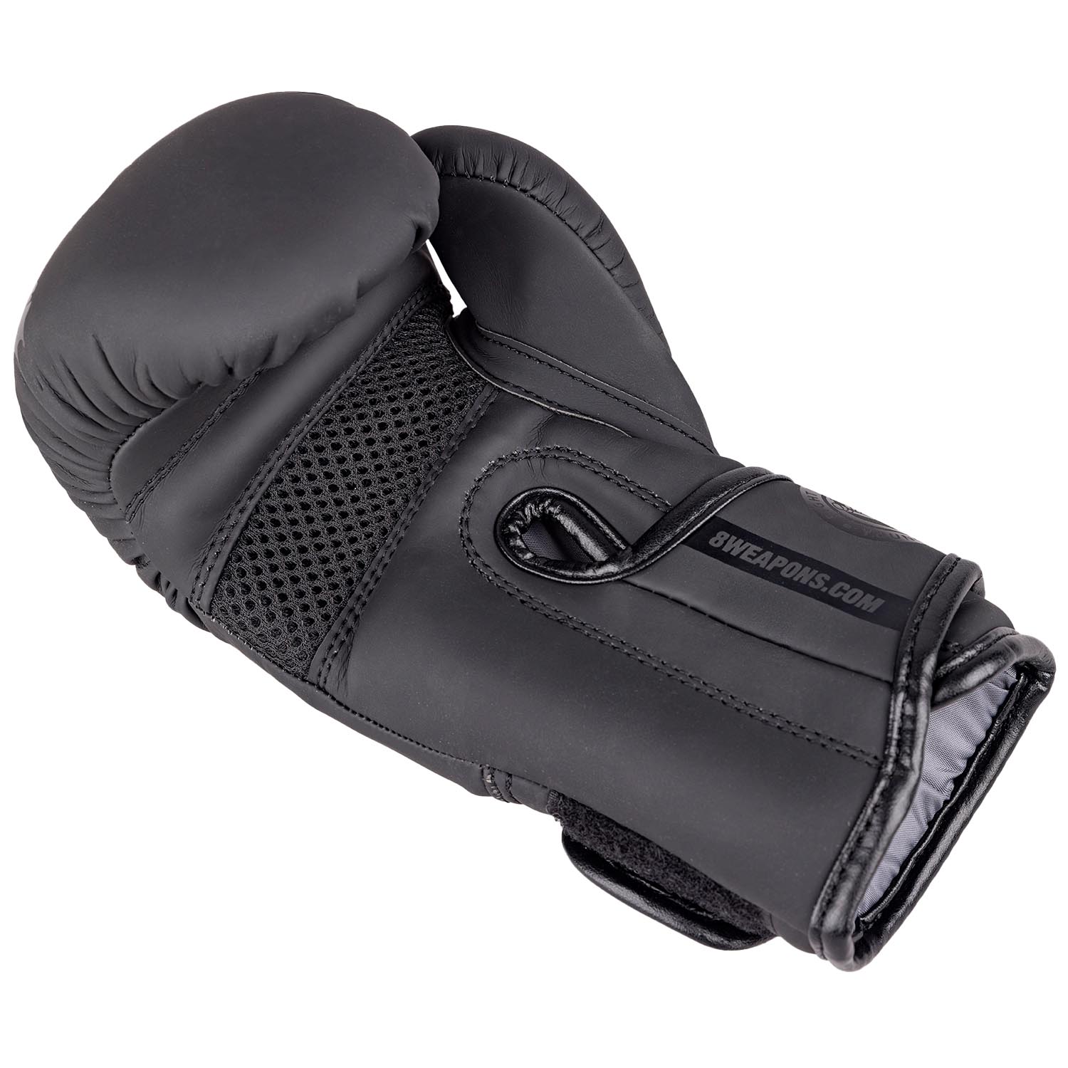 8 WEAPONS Boxing Gloves, Kids, Unlimited 2.0, black-black, 8 Oz