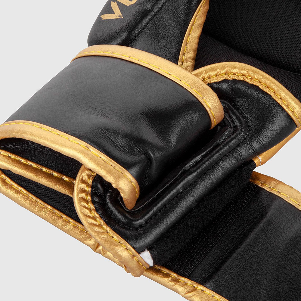 VENUM MMA Sparring Handschuhe, Challenger 3.0, weiß-schwarz-gold, S