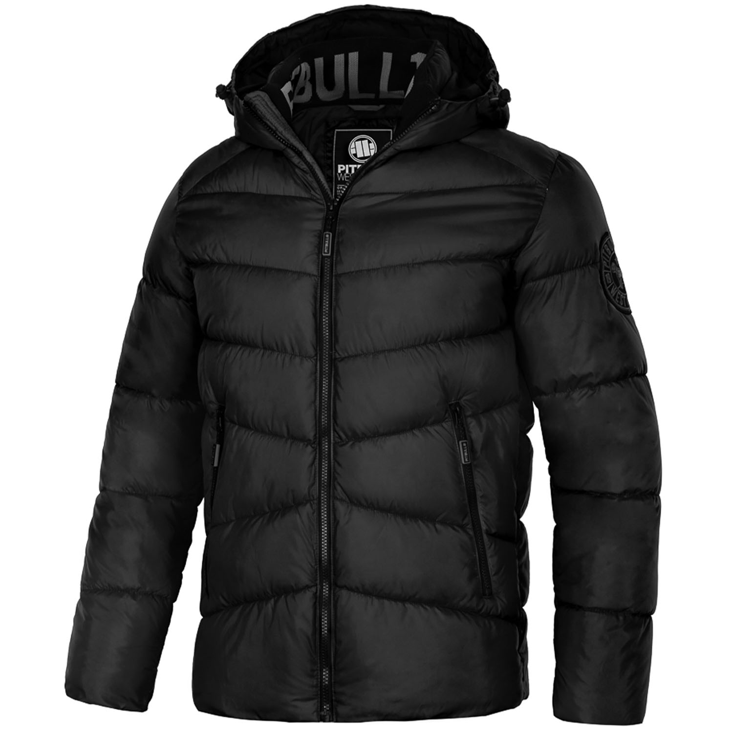 Pit Bull West Coast Jacket, Padded, Quilted Mobley, black, XL