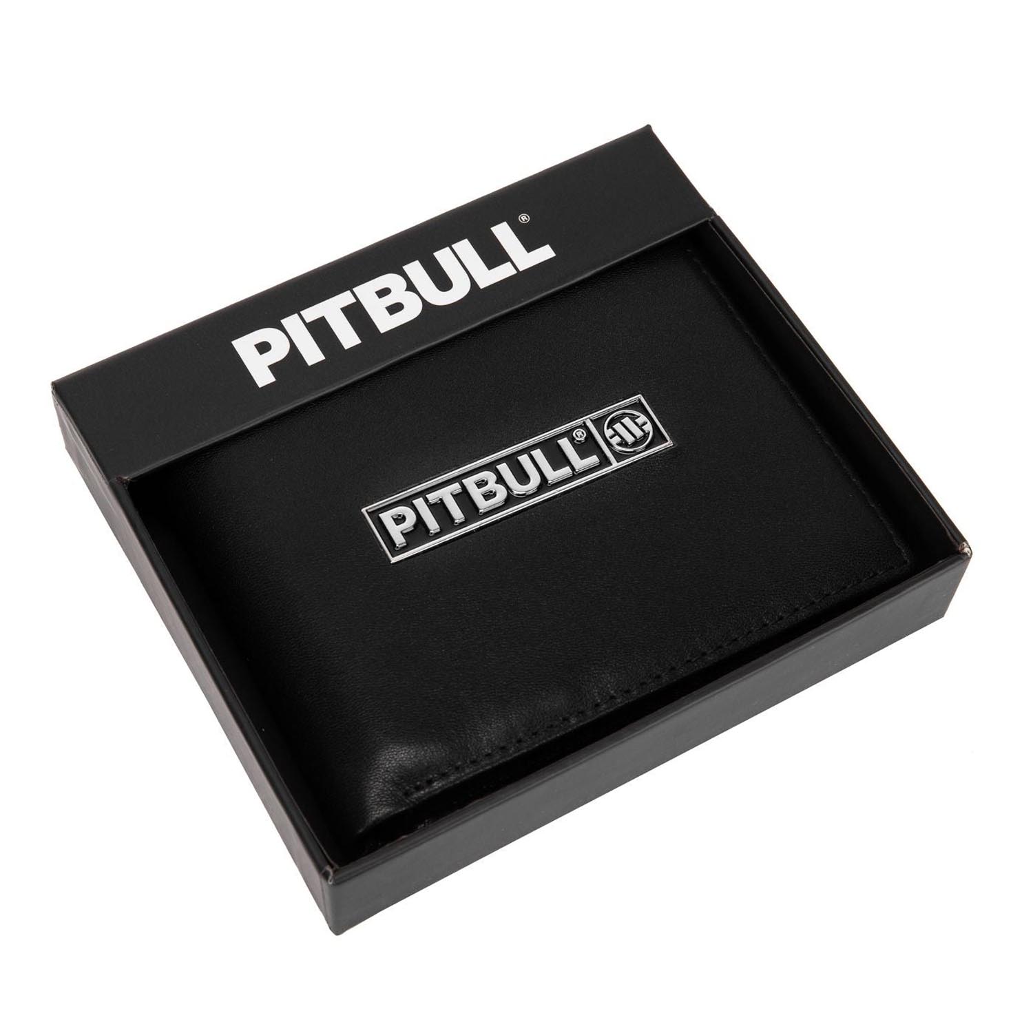 Pit Bull West Coast Portemonnaie, Brant, Leder, schwarz