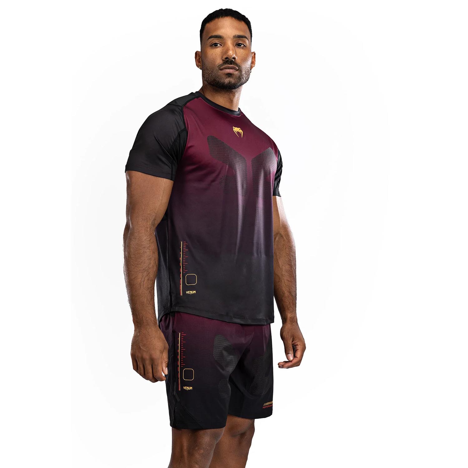 VENUM Dry Tech T-Shirt, Tactical XT, winered-gold, XXL