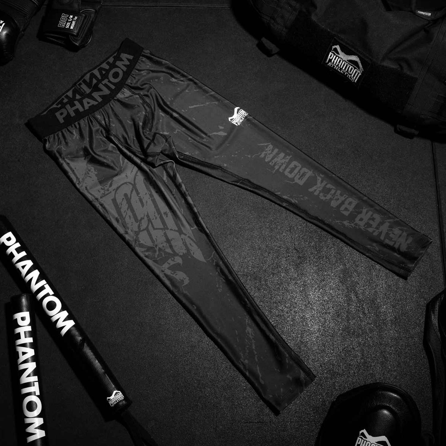 Phantom Athletics Compression Pants, Germany, schwarz, S