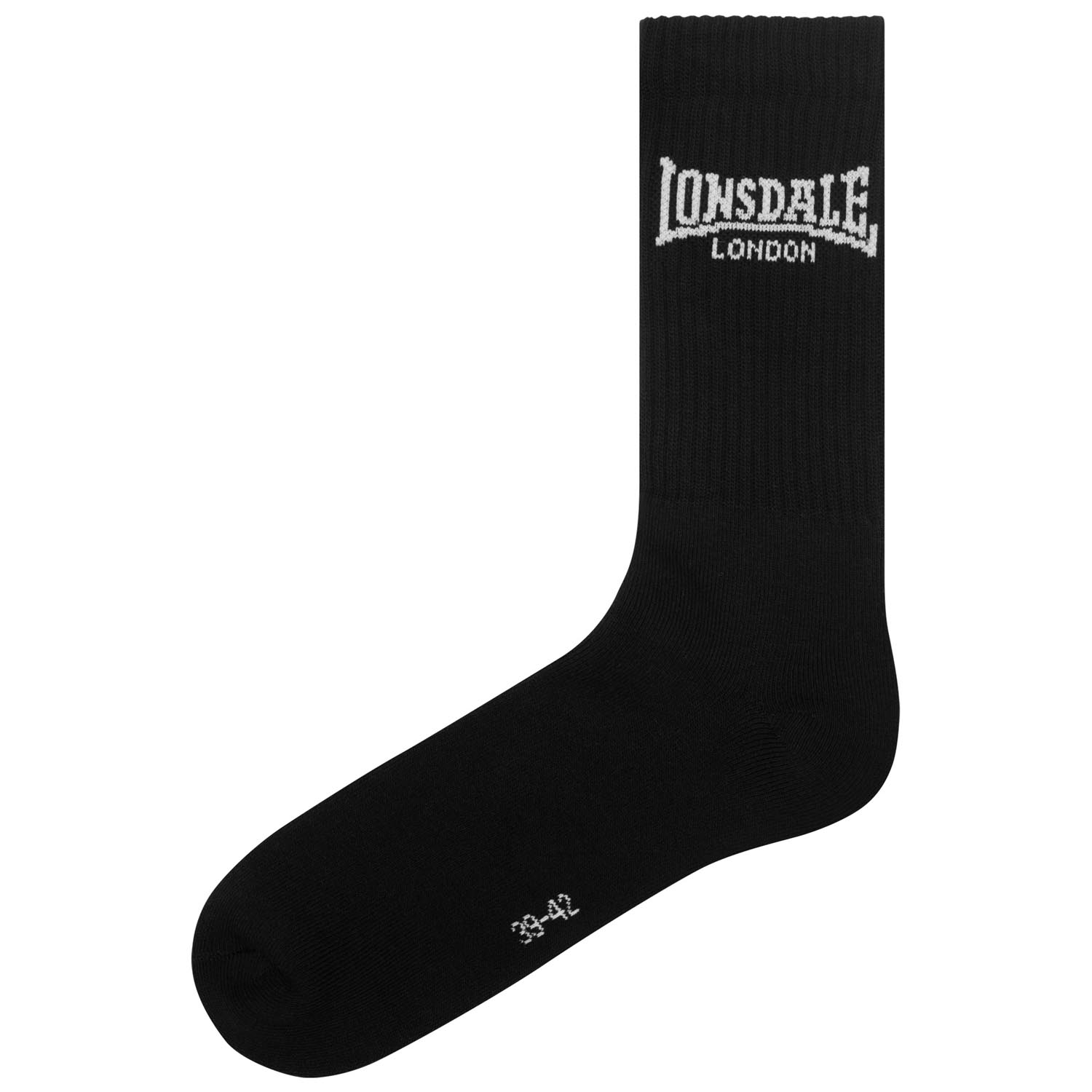 Lonsdale Socken, Gilbert, 6er-Pack, schwarz-weiß, 43-46