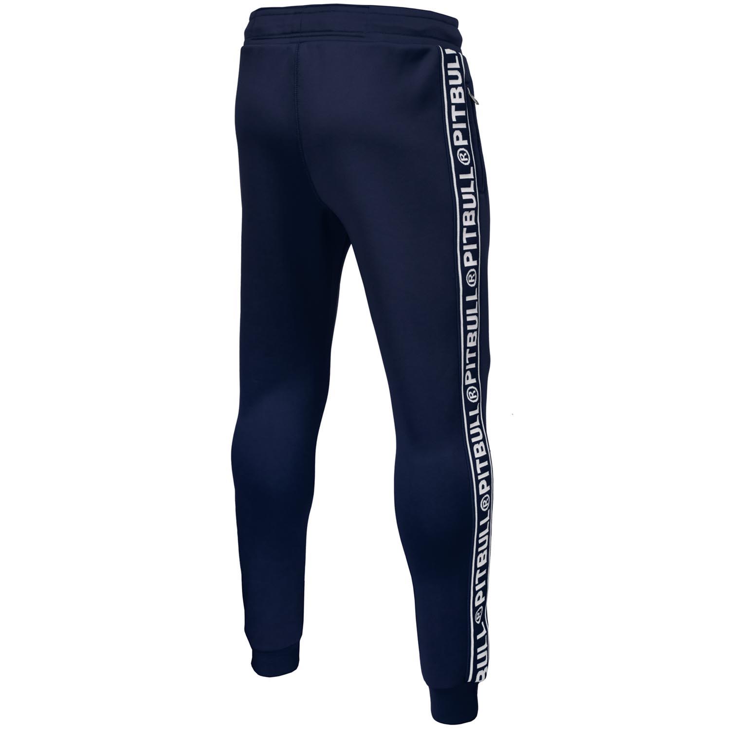 Pit Bull West Coast Jogging Pants, Tape Logo, navy, XL