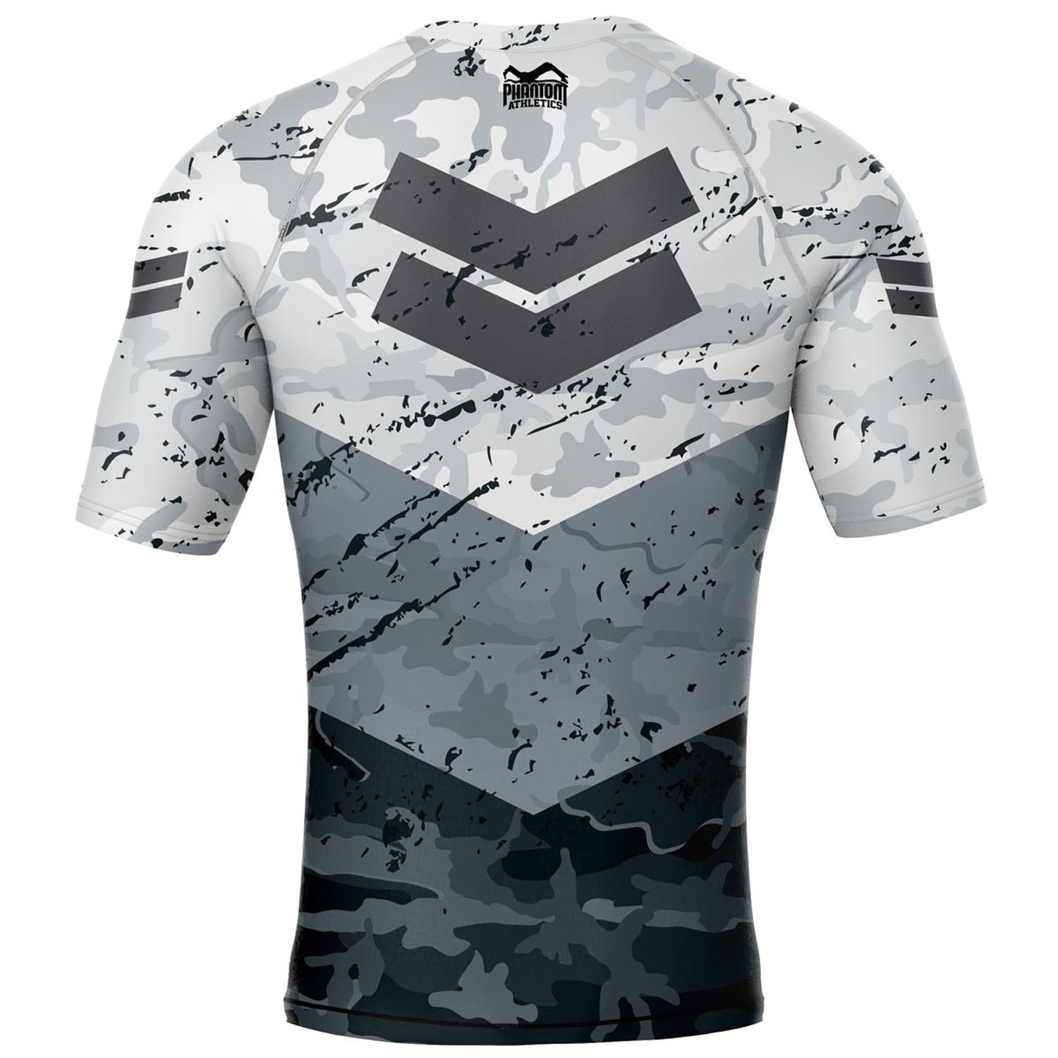 Phantom Athletics Rashguard, S/S, Delta, grey, XXL