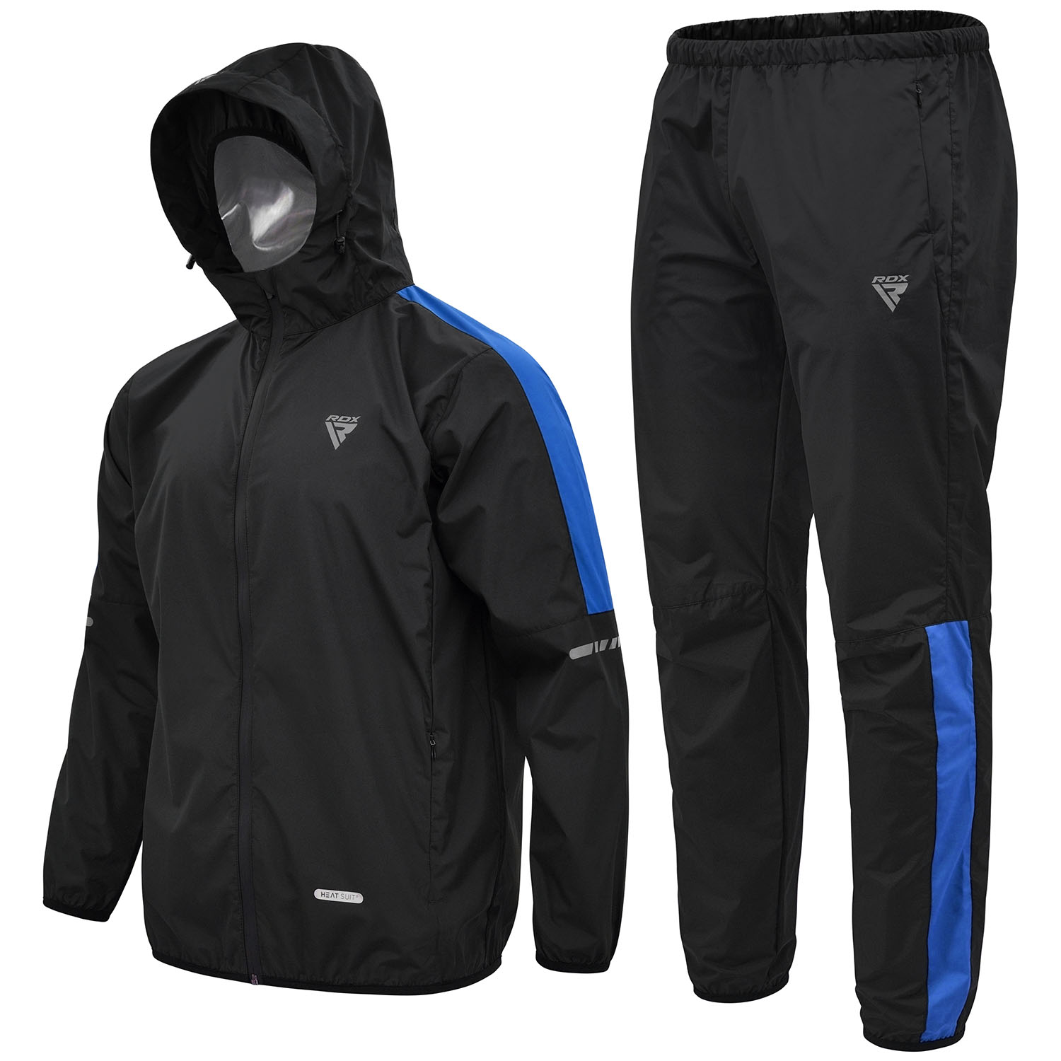 RDX Schwitzanzug, H1, schwarz-blau, XL