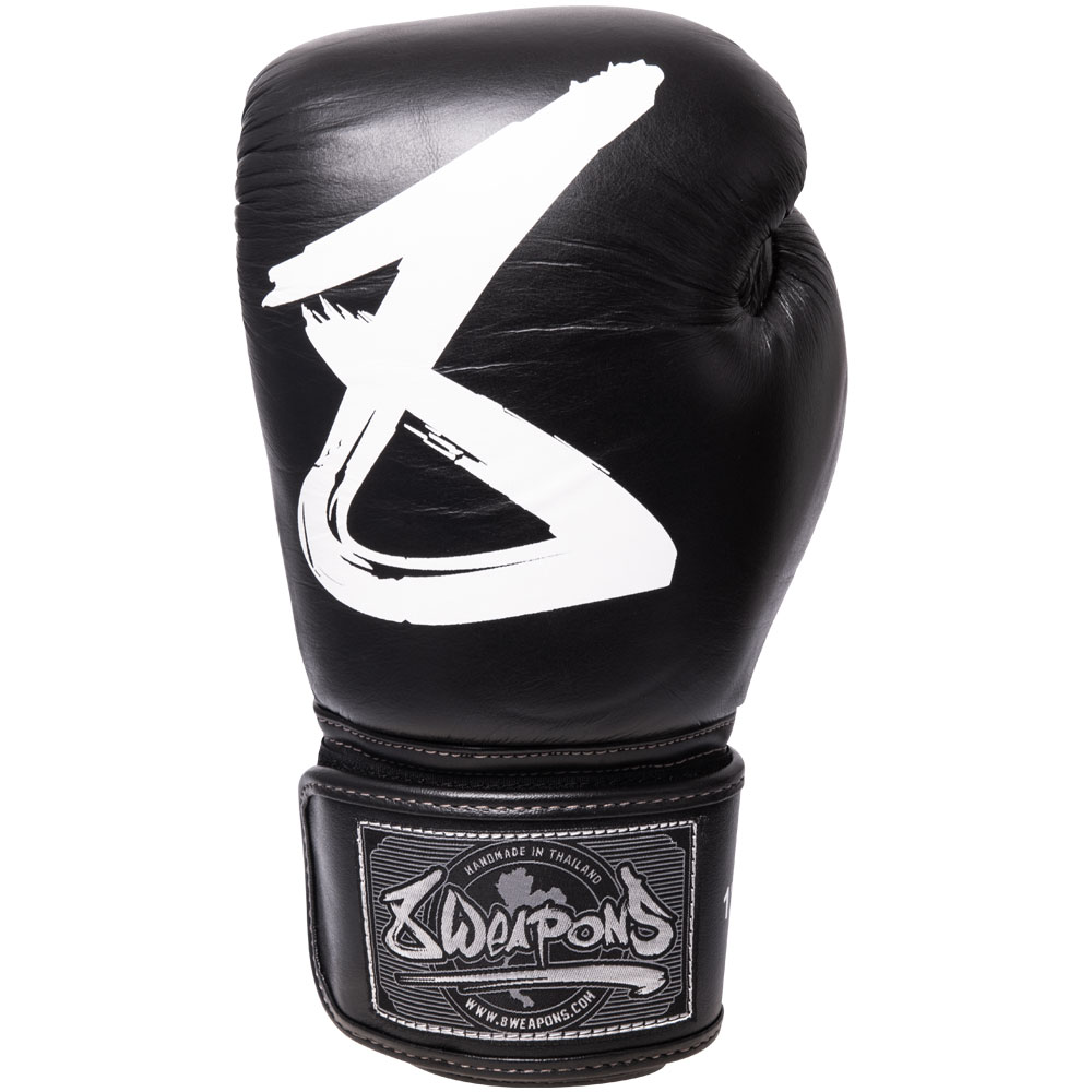 8 WEAPONS Boxhandschuhe, BIG 8 Premium, schwarz, 16 Oz
