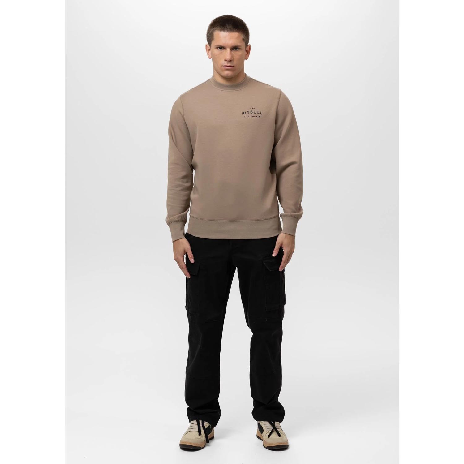 Pit Bull West Coast Crewneck, Sampson, sand, S