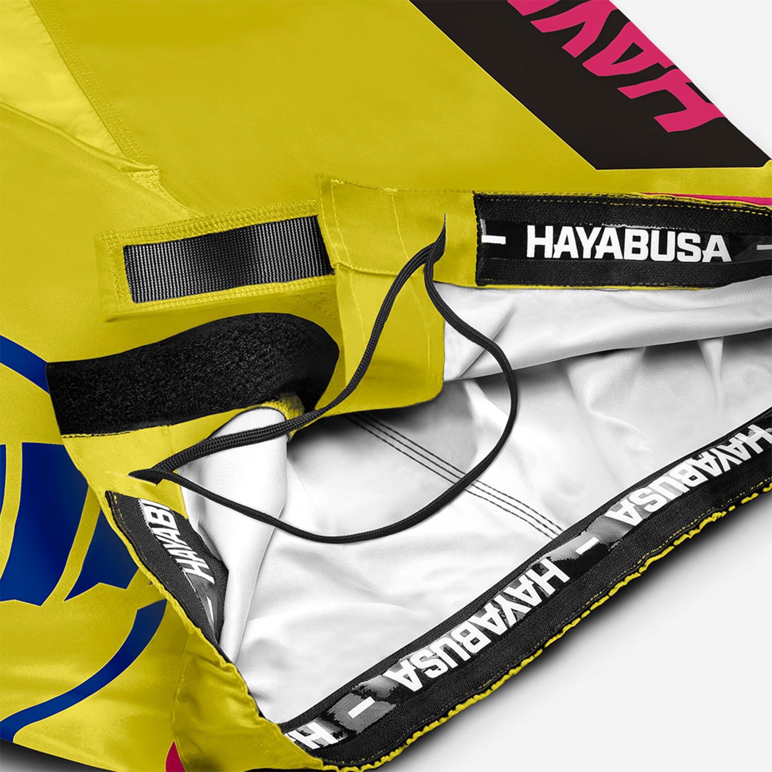 Hayabusa MMA Fight Shorts, Icon, gelb-blau, L