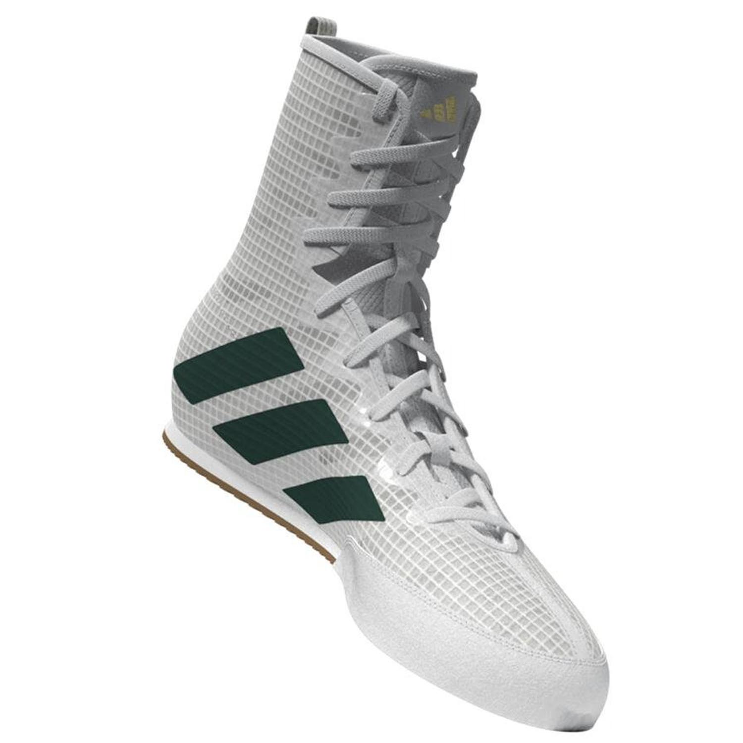 adidas Boxing Shoes, Box Hog 4, white-green, 47 ⅓ (UK 12)