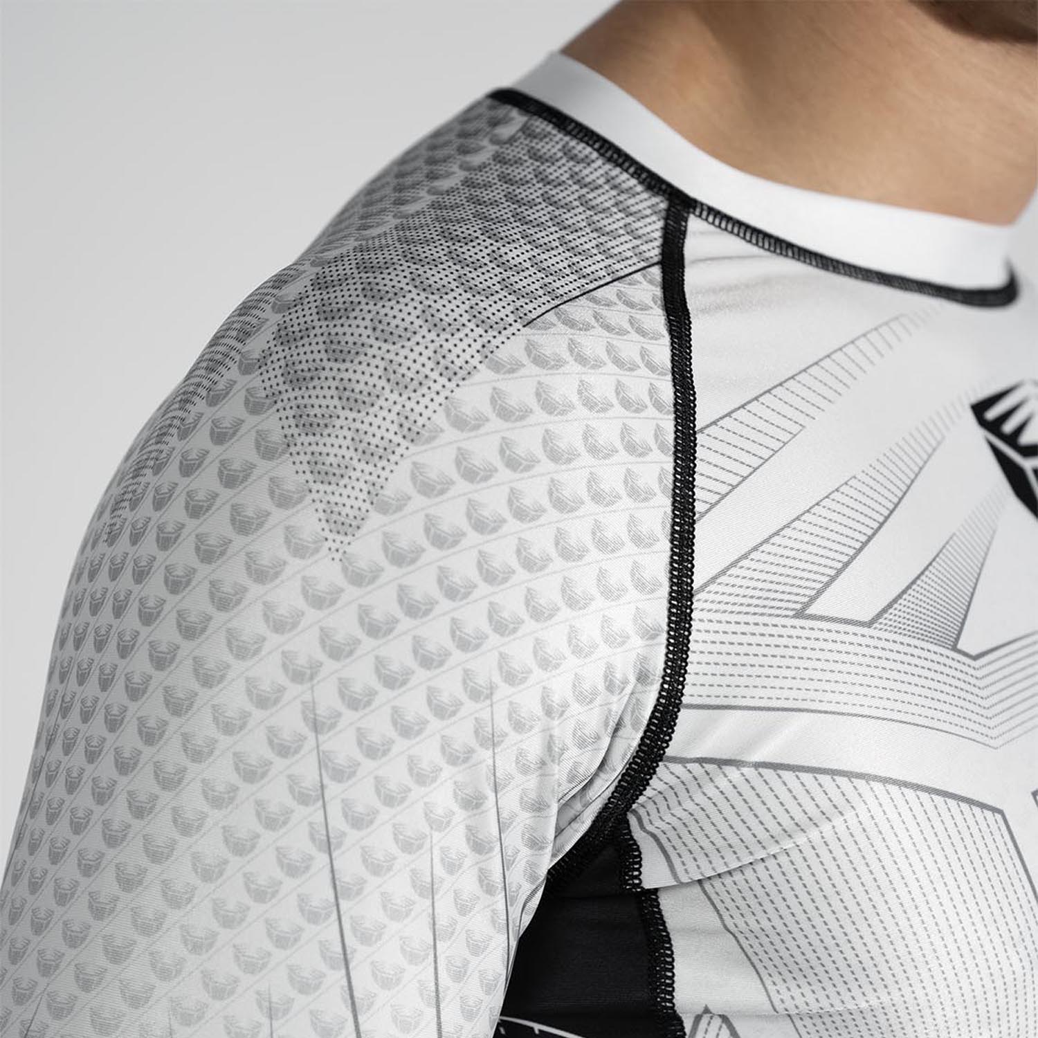 RINGLIFE Rashguard, L/S - Octaring 2.0 weiss-schwarz XXL