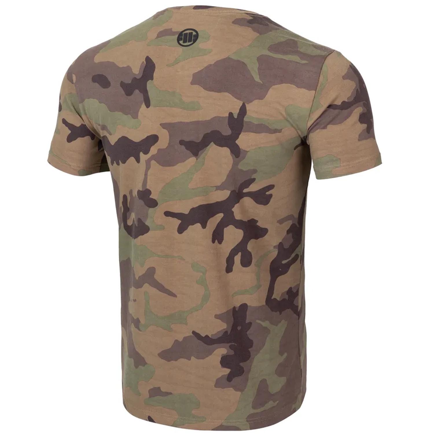 Pit Bull West Coast T-Shirt, Classic Boxing Slim Fit, camo-olive, XXXL