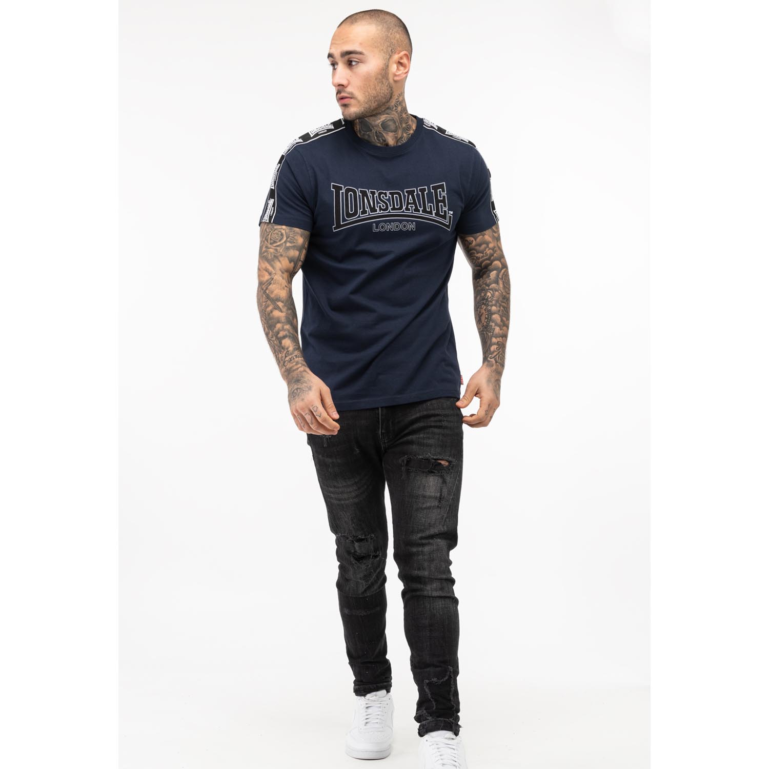 Lonsdale T-Shirt, Vementry, navy, XXXL