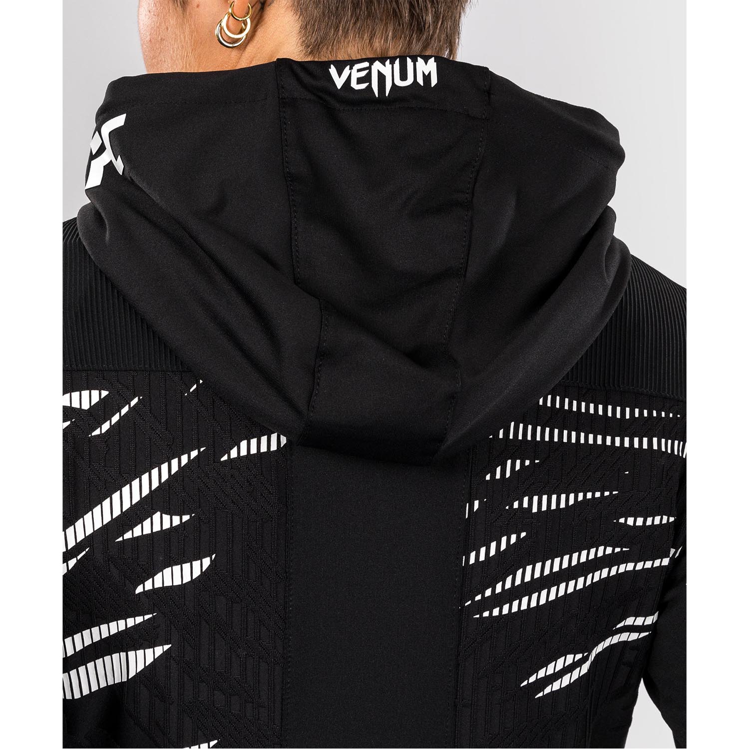 VENUM Zip Hoody, Women, UFC Fusion Authentic Fight Night, black-white, XS