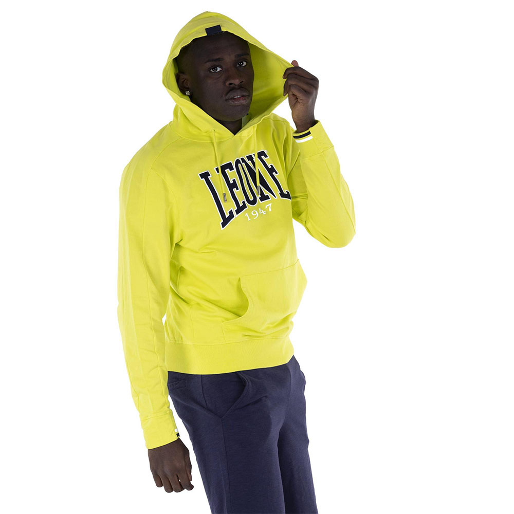 LEONE Hoody, Sporty, neon yellow, M