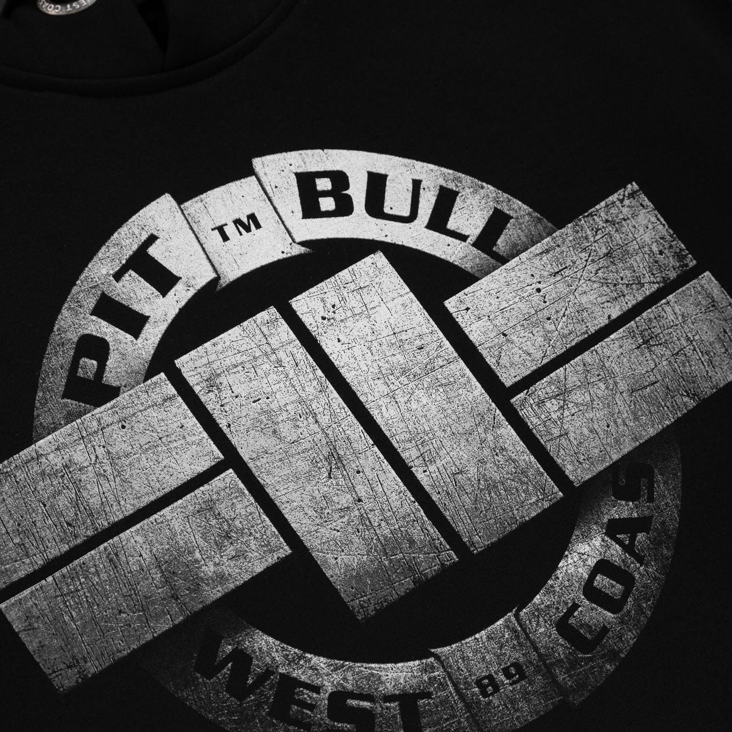 Pit Bull West Coast Hoody, Steel Logo X, schwarz, XL