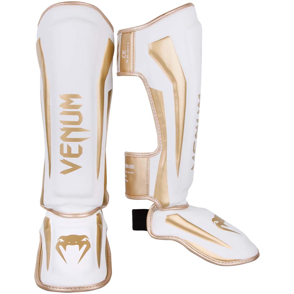 VENUM Schienbeinschoner, Elite, weiß-gold, L