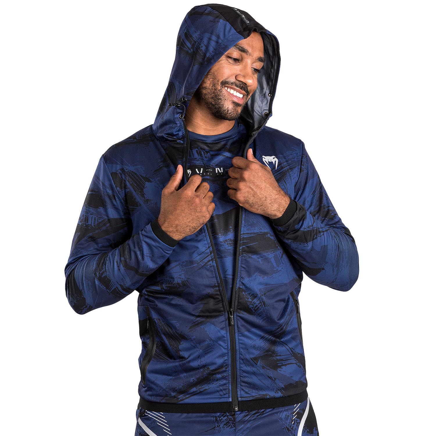 VENUM Zip Hoody, Electron 3.0, marineblau, XXL