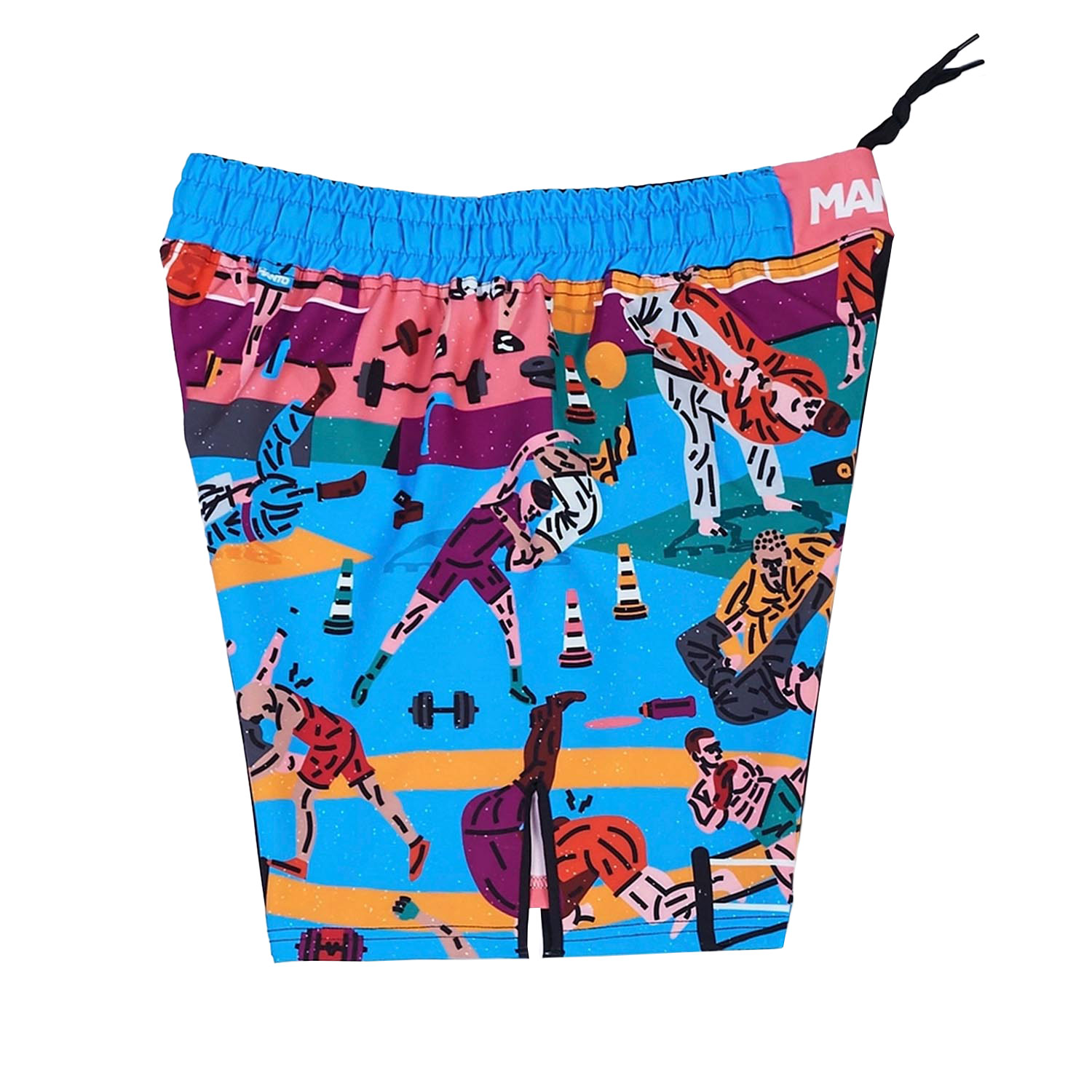 MANTO MMA Fight Shorts, Kids, Gym 2.0, black, 128