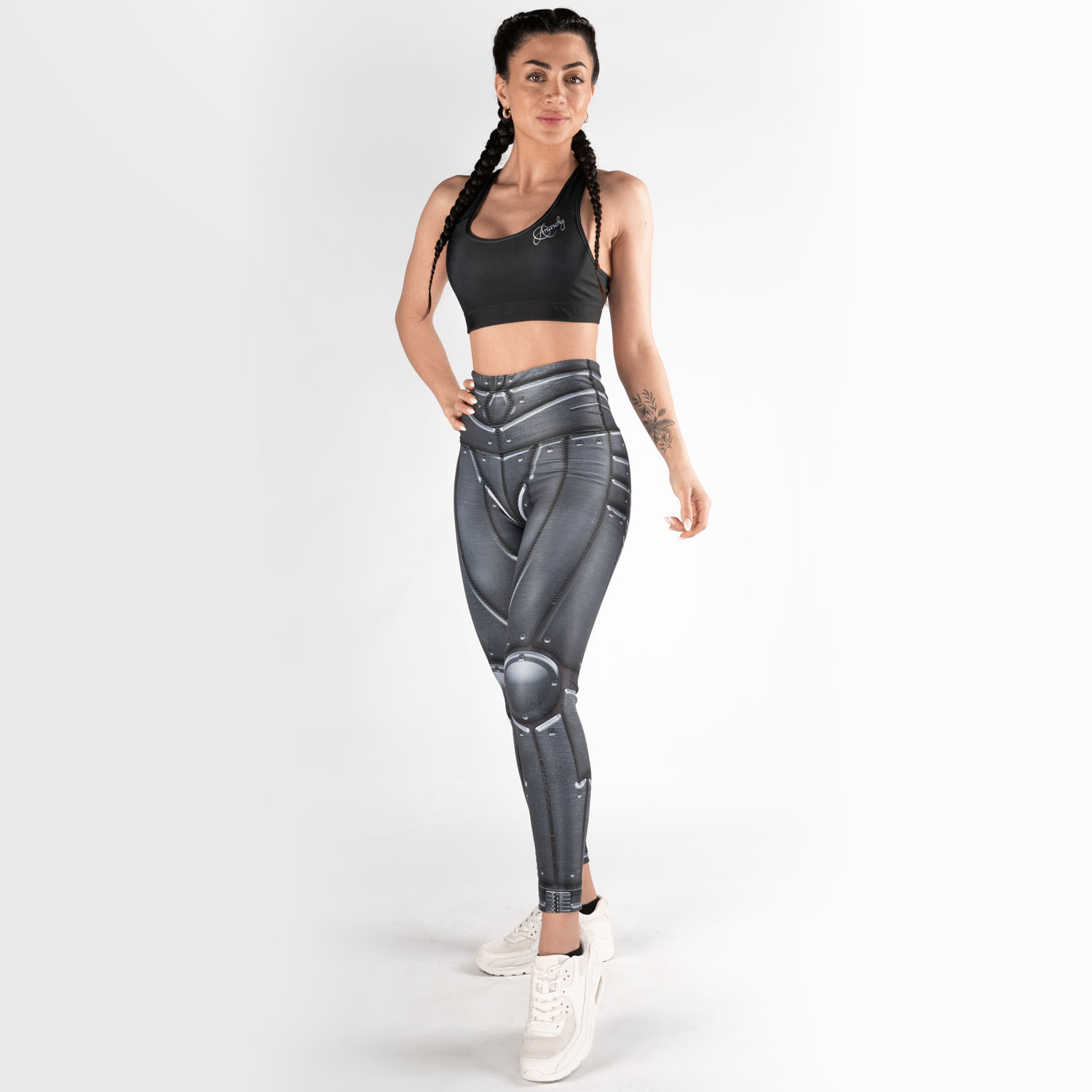 Anarchy Apparel Compression Leggings, Galatea, M