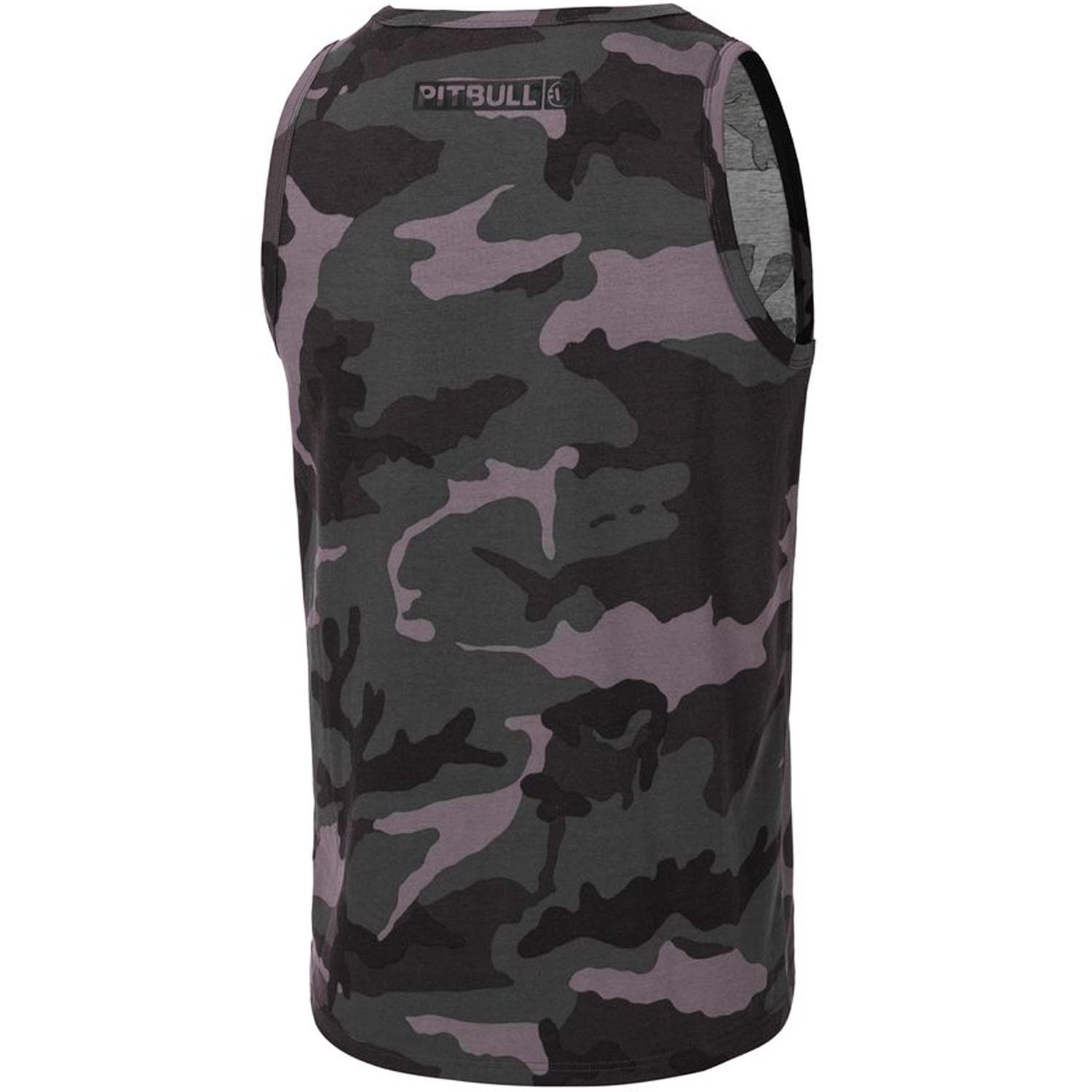 Pit Bull West Coast Tank Top, Hilltop, black-camo, S