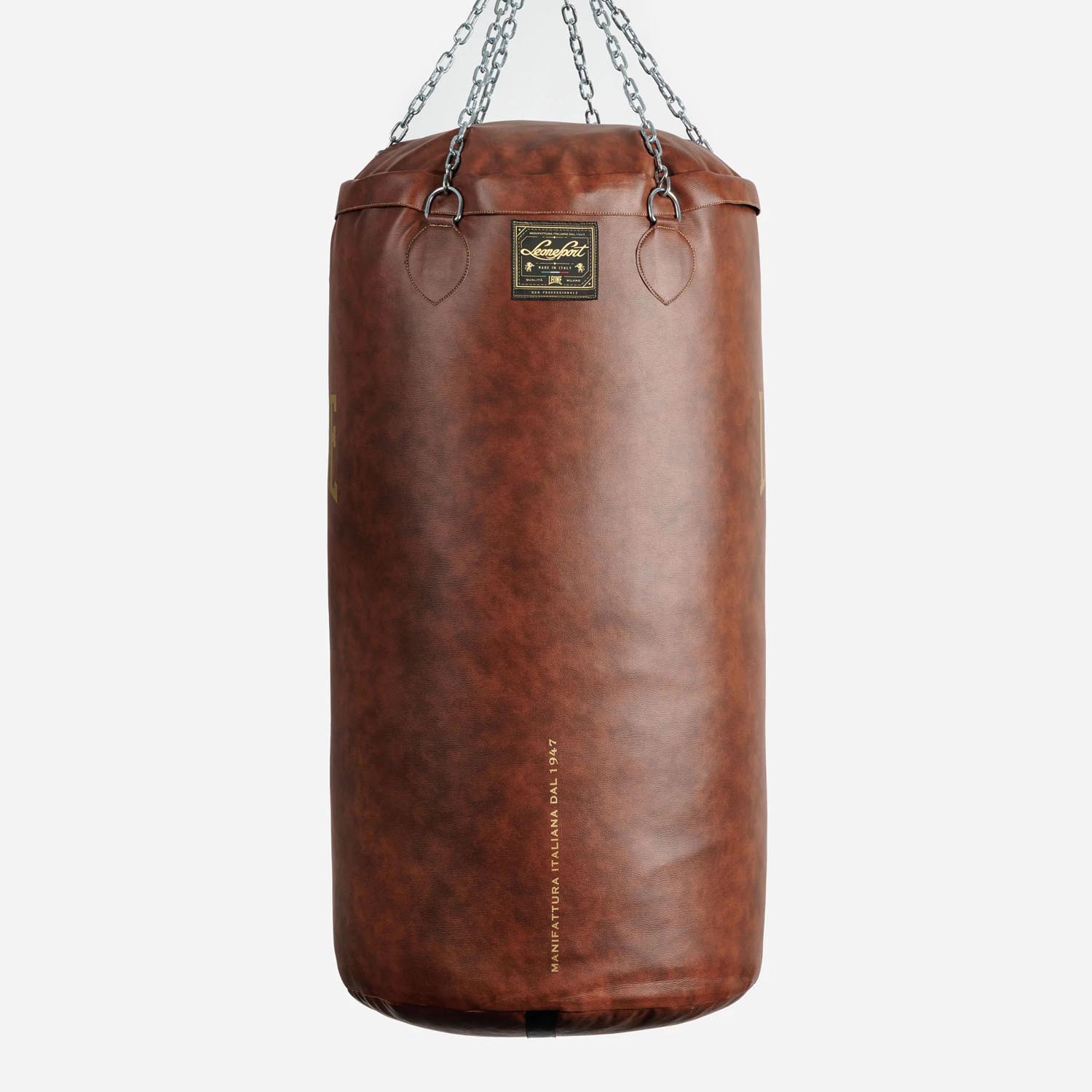 LEONE Boxing Bag, Lucifero Vintage, ATU01, brown, 95 kg, 110 cm