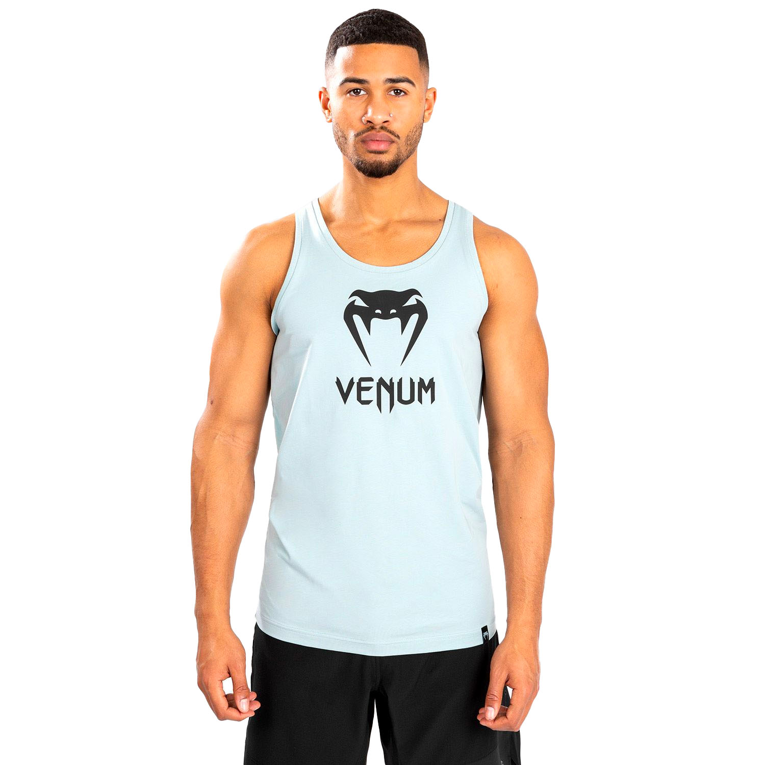 VENUM Tank Top, Classic, light blue-black, L