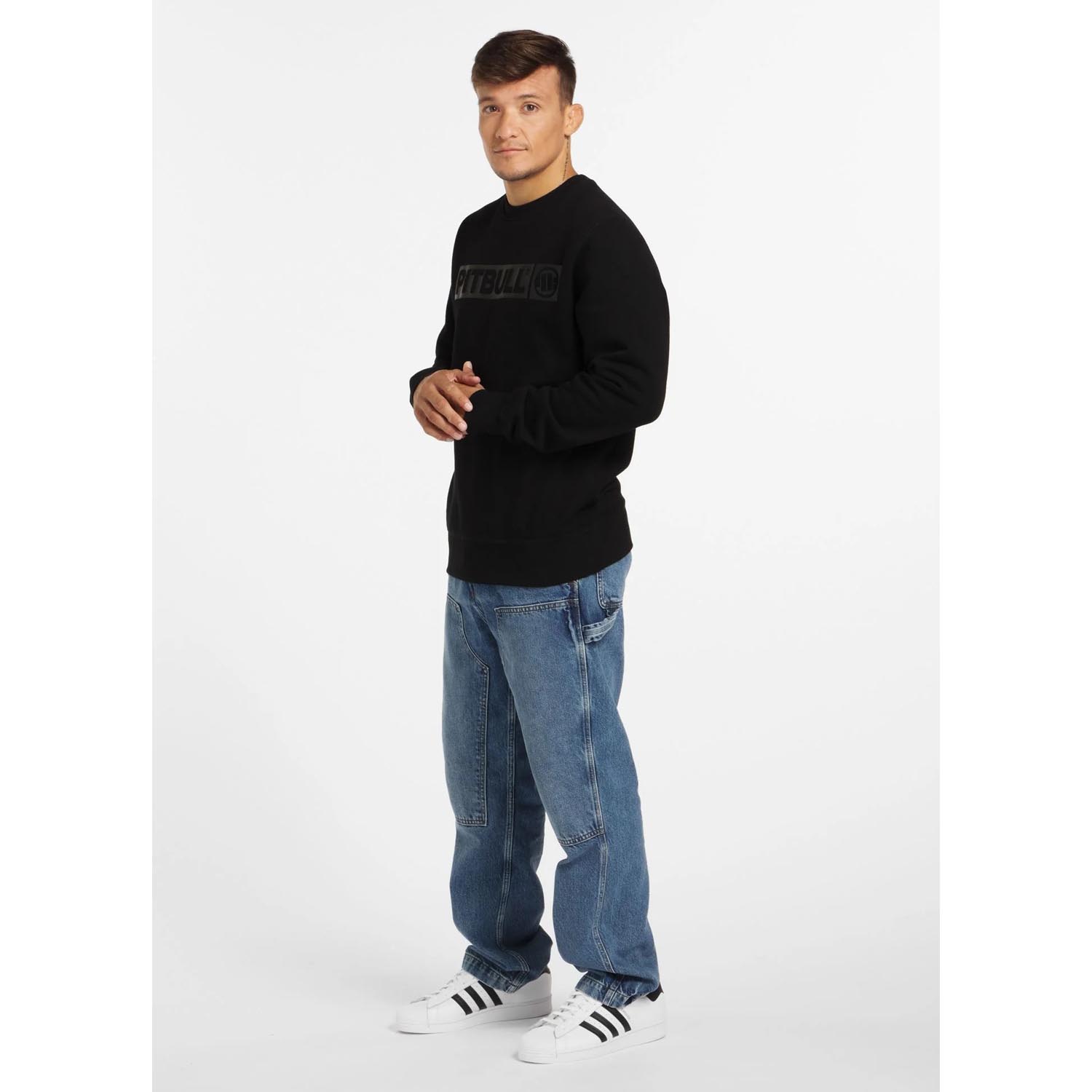 Pit Bull West Coast Crewneck, Hilltop, black, S