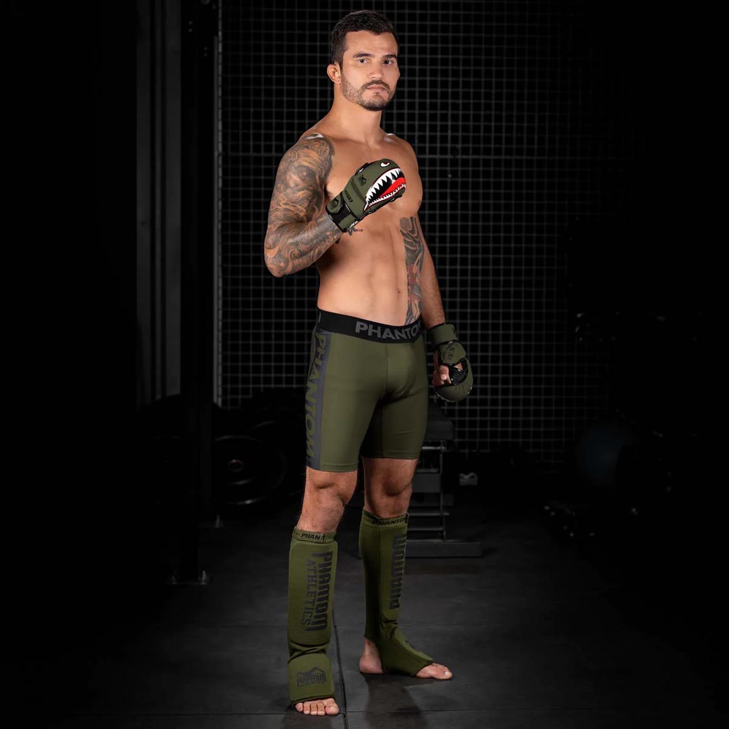 Phantom Athletics MMA Sparring Handschuhe, Fight Squad, army, L/XL
