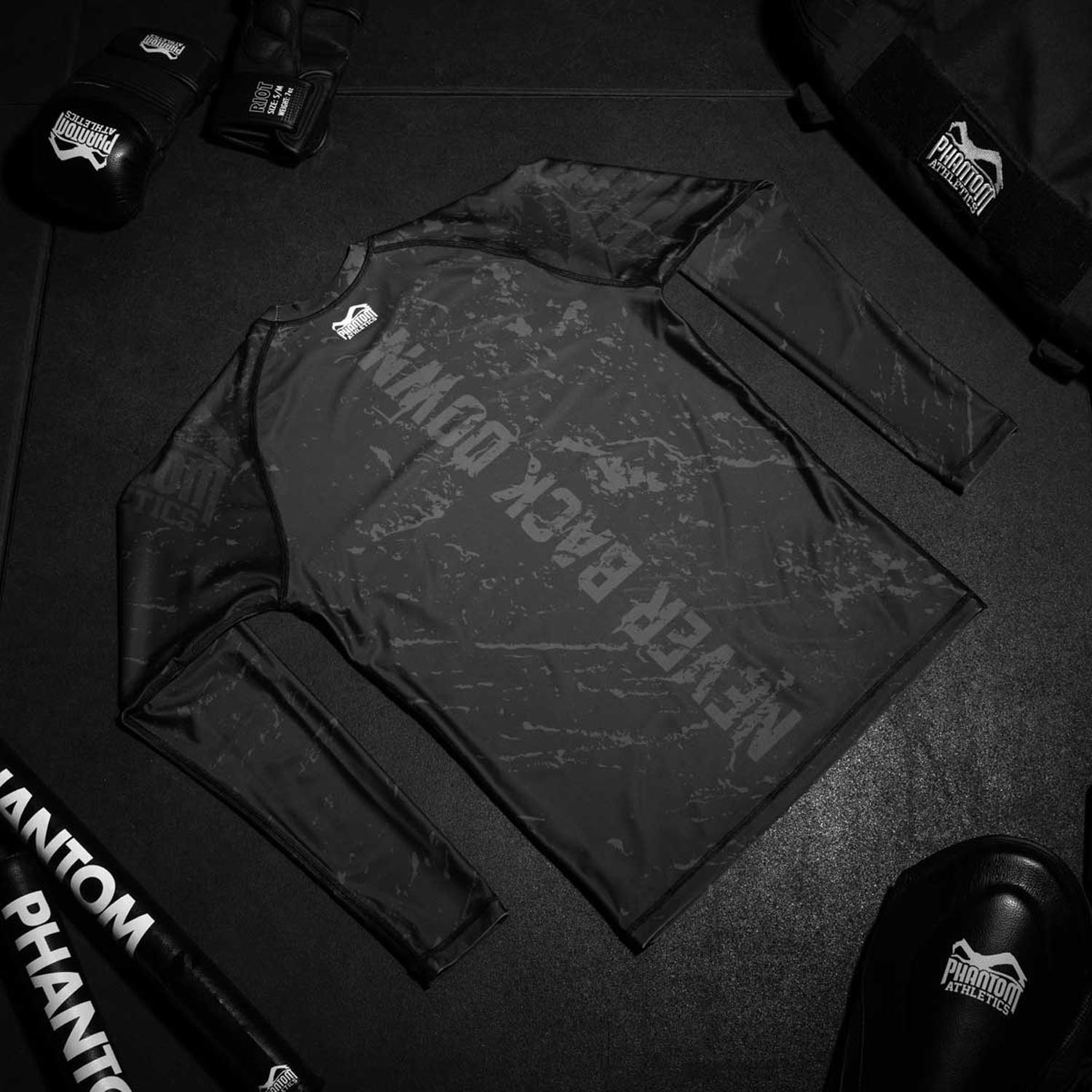 Phantom Athletics Rashguard, L/S, Germany, black, S
