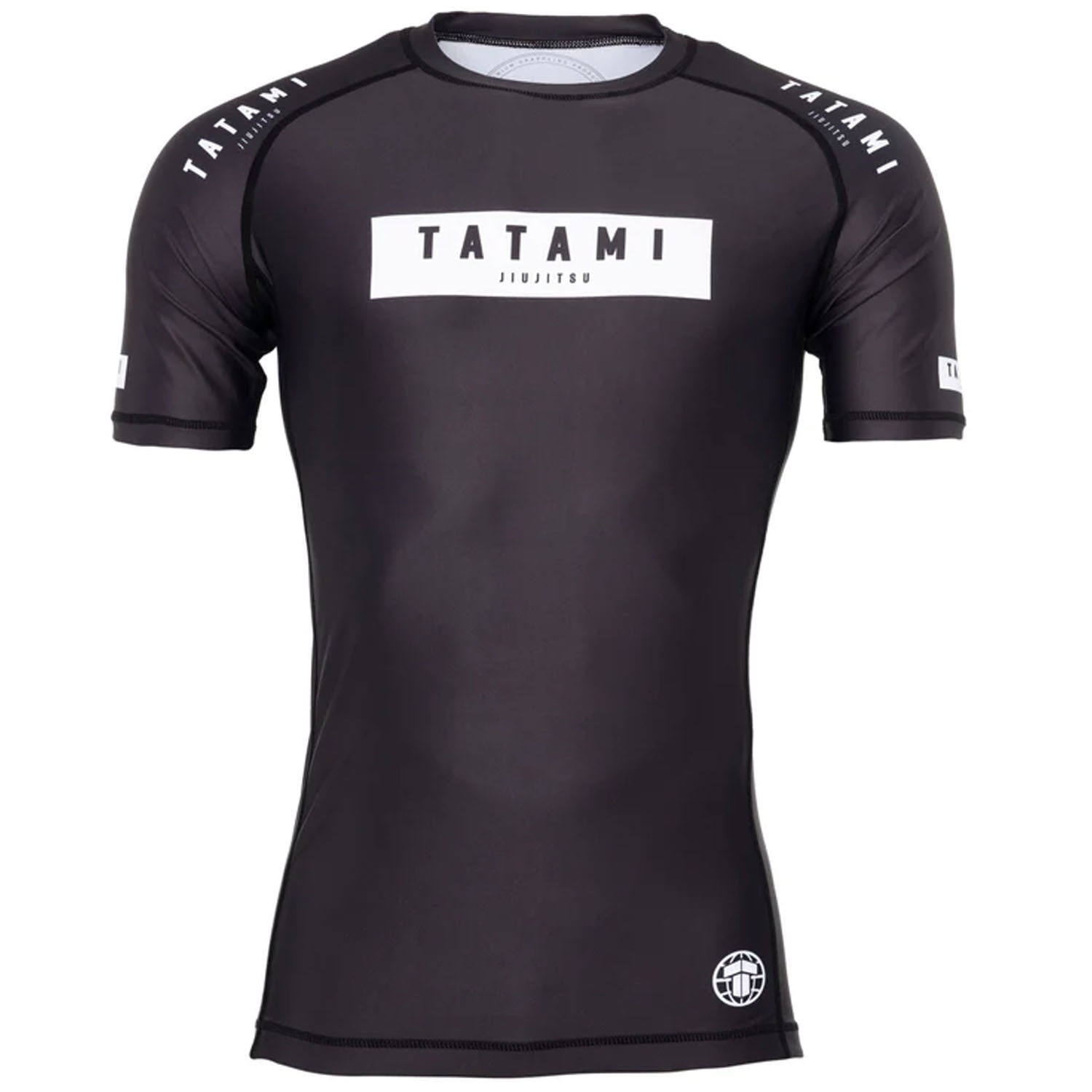 Tatami Rashguard, S/S, Athlete, black-white