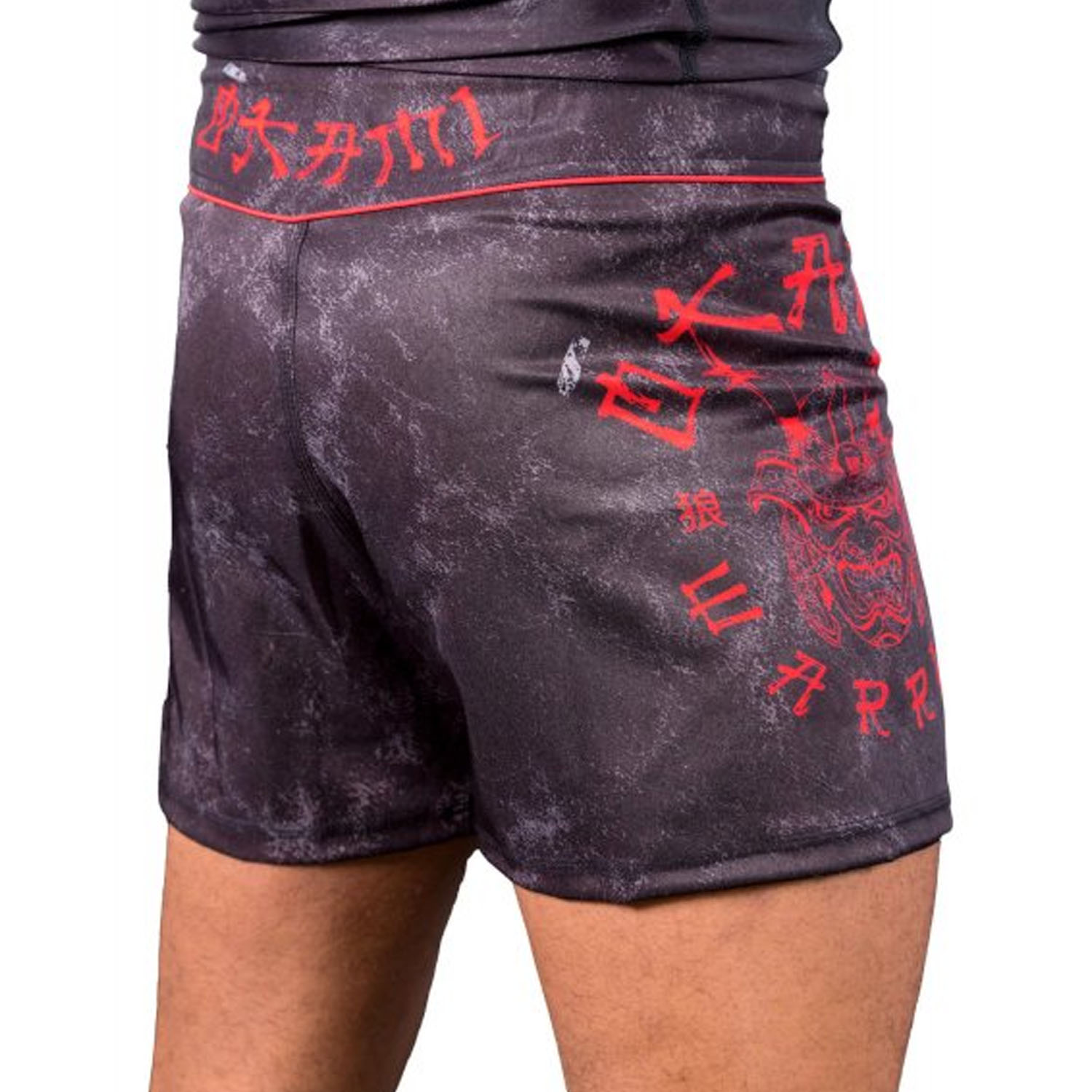 OKAMI MMA Fight Shorts, Warrior, black, S