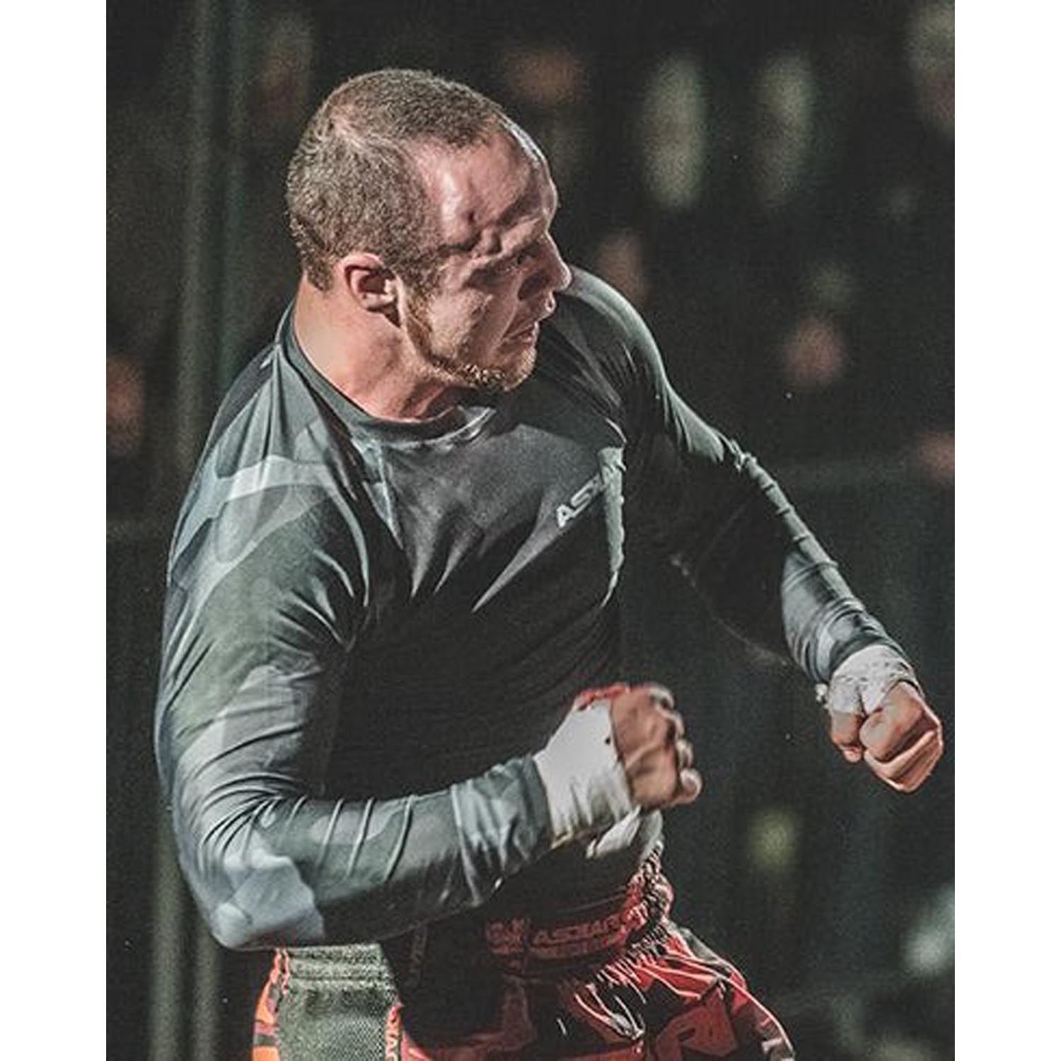 ASKARI Rashguard, L/S, camo-black, XXL