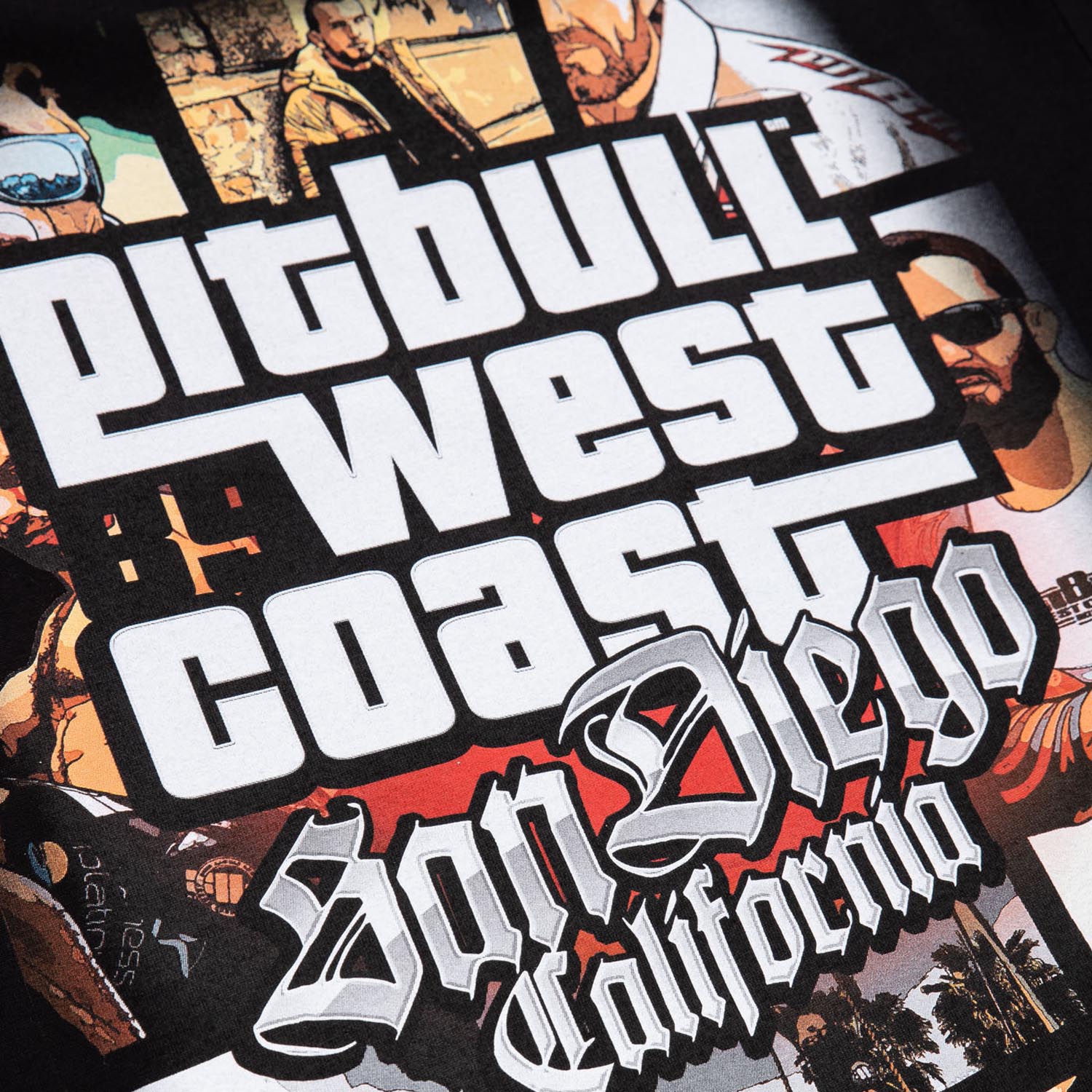 Pit Bull West Coast T-Shirt, Most Wanted, black, S