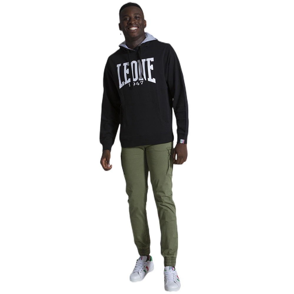 LEONE Hoody, Basic, schwarz, S