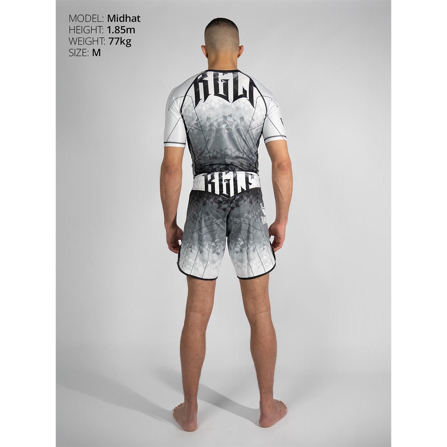 RINGLIFE Rashguard, S/S - Transition schwarz-weiss L