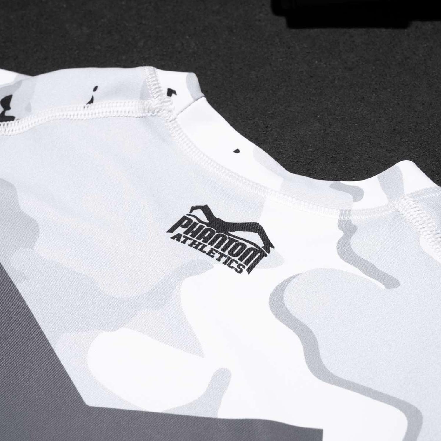 Phantom Athletics Rashguard, S/S, Delta, grey, XXL