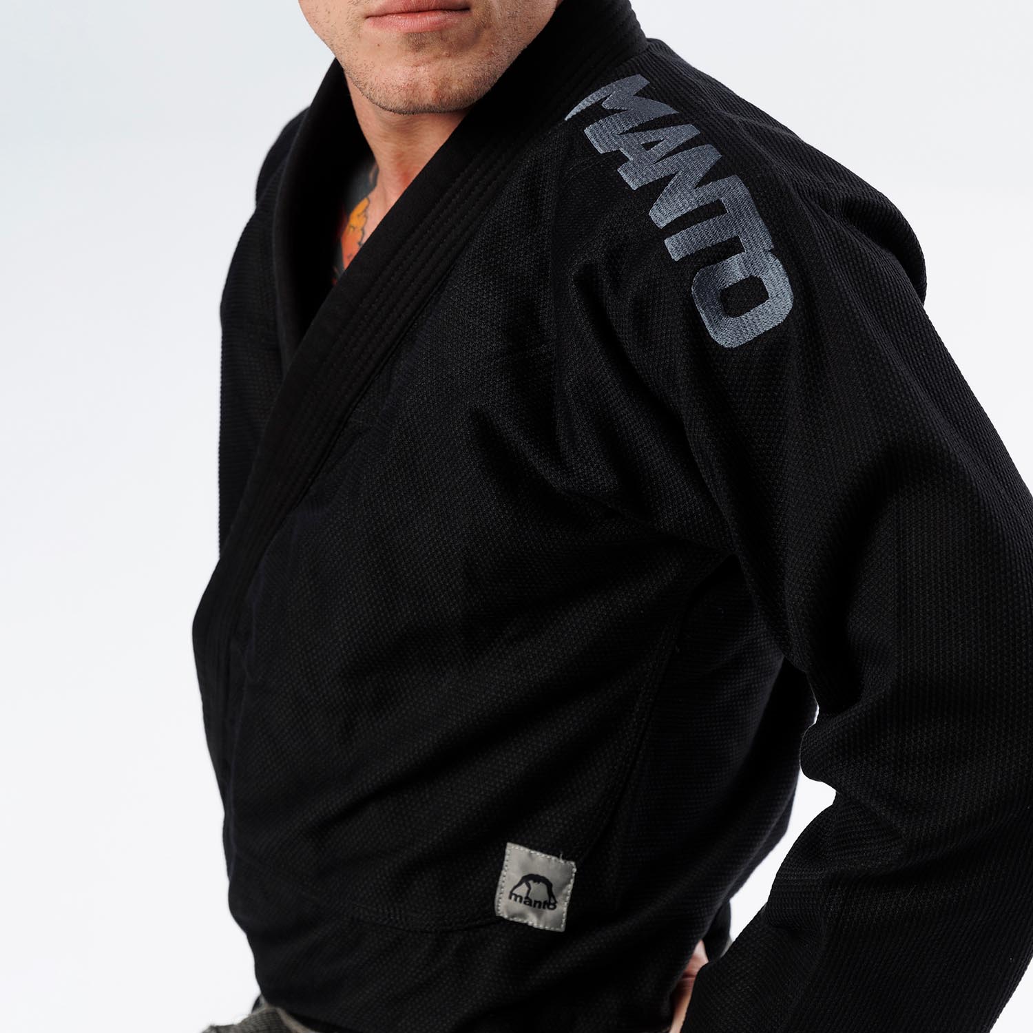 MANTO BJJ GI, X5, black-black, A1L