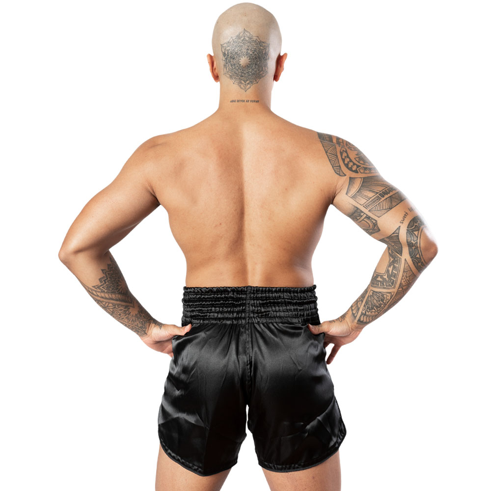 8 WEAPONS Strike Shorts, black-gold, XXL
