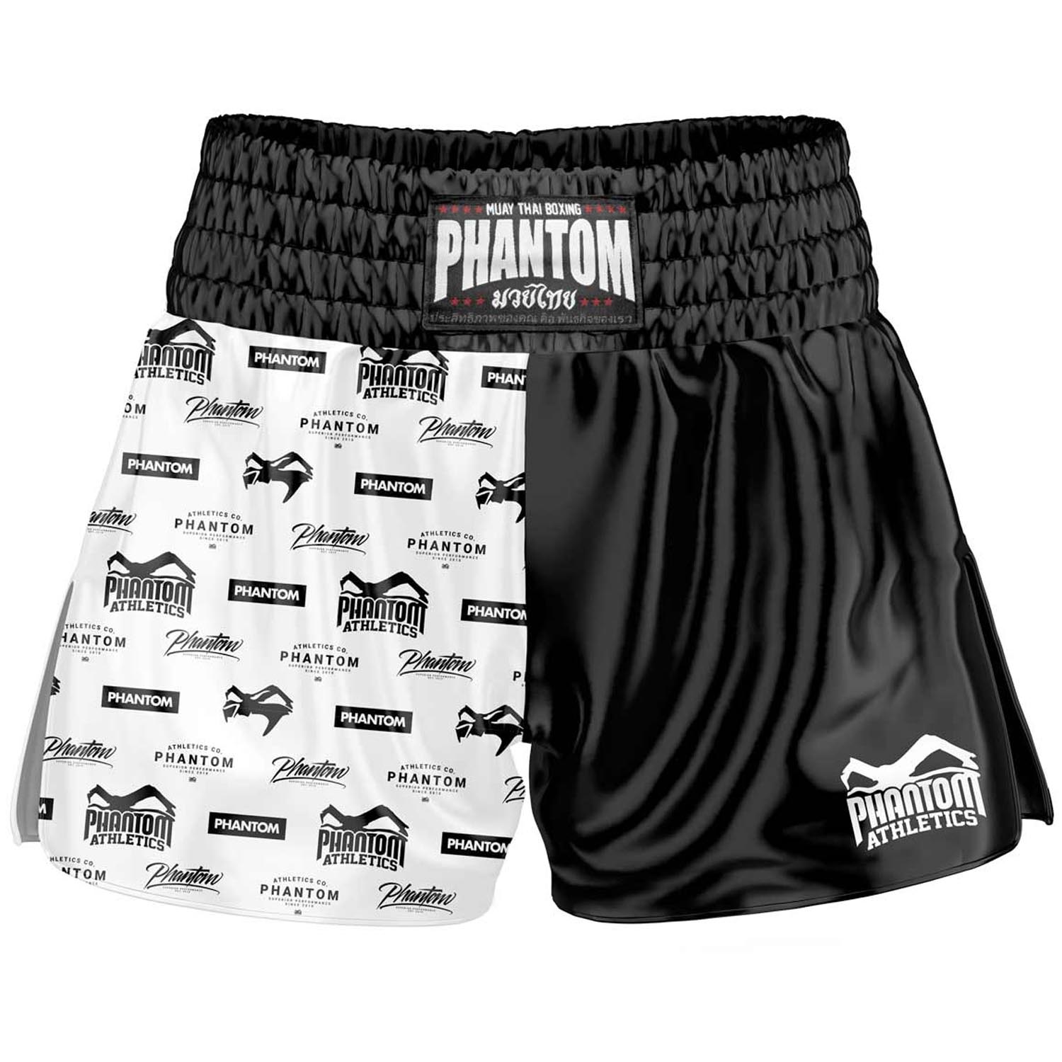 Phantom Athletics Muay Thai Shorts, Legend, black-white, S