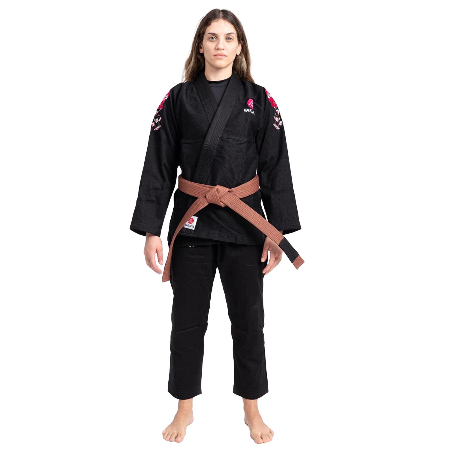Nakama BJJ GI, Damen, Shirubia, schwarz, F2