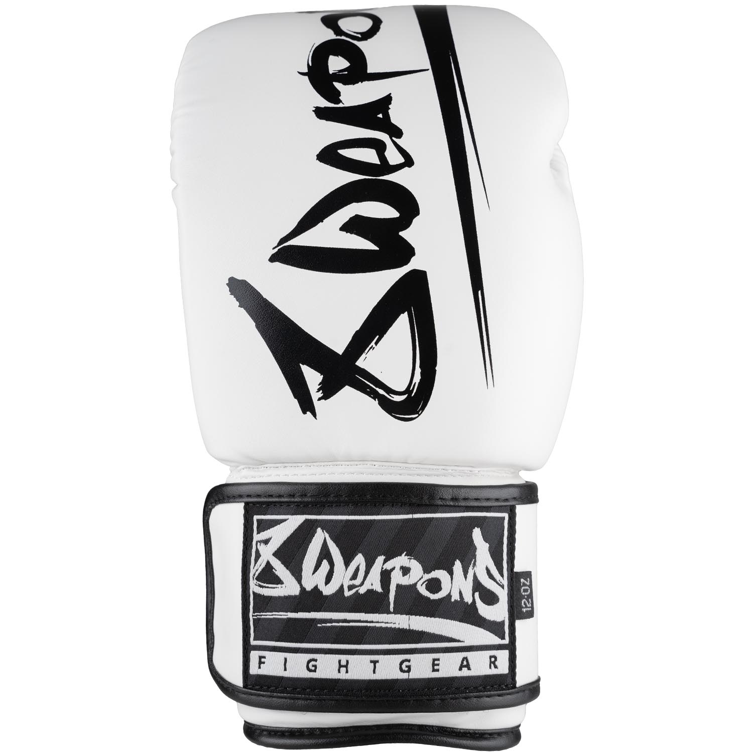8 WEAPONS Boxhandschuhe, Unlimited 2.0, weiß-schwarz, 16 Oz