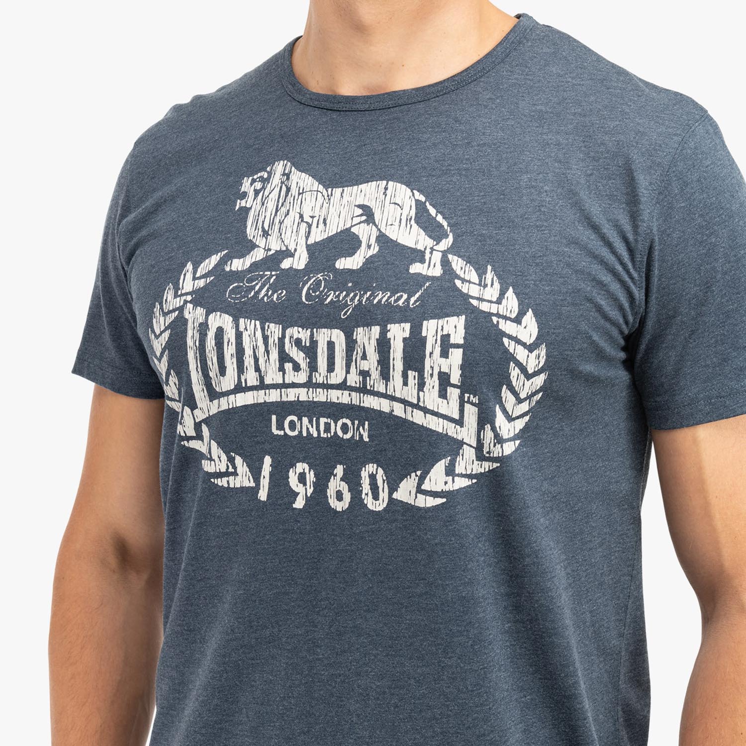 Lonsdale T-Shirt, Ollie, navy, XL