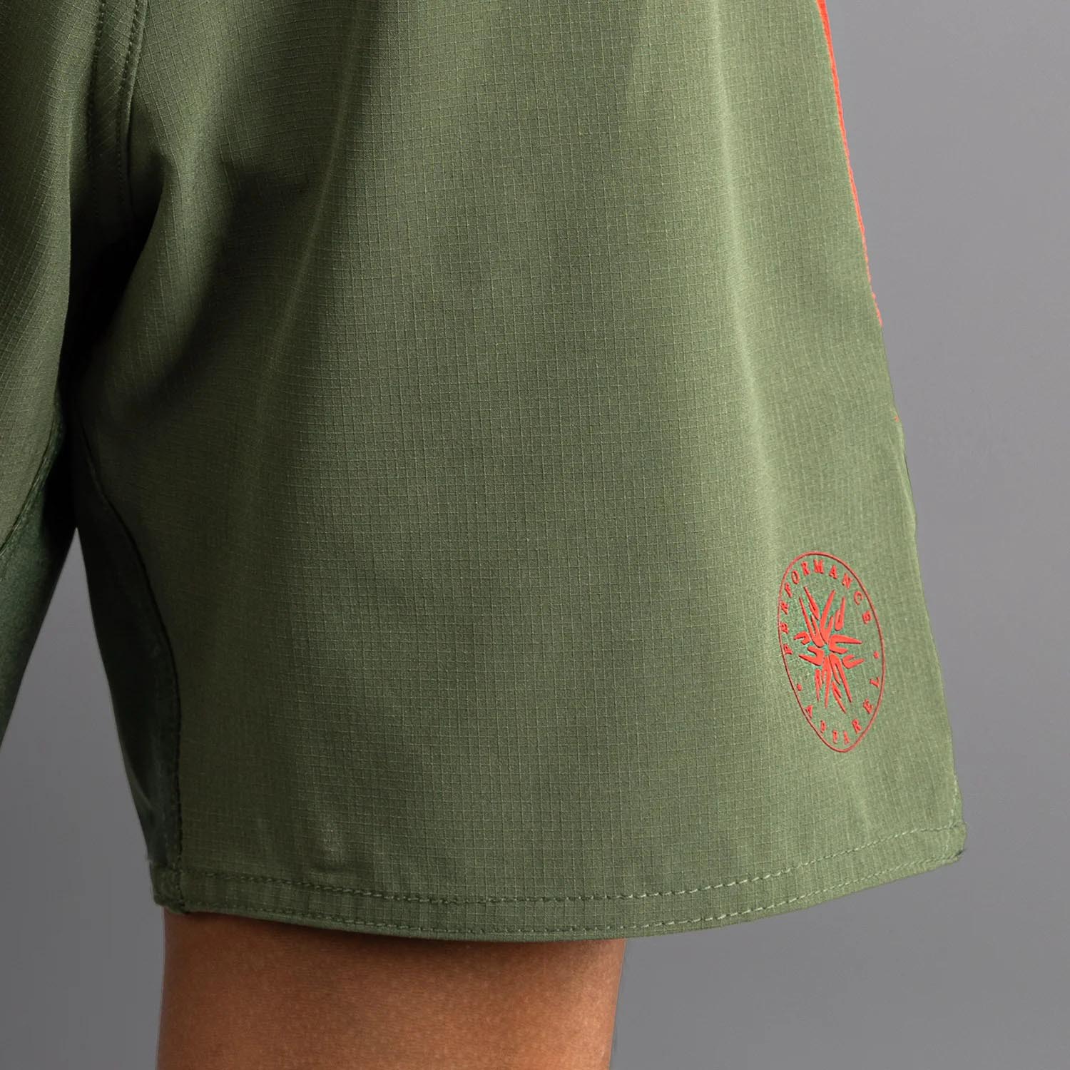 VENUM MMA Fight Shorts, Kids, Light, khaki-orange, 14 J