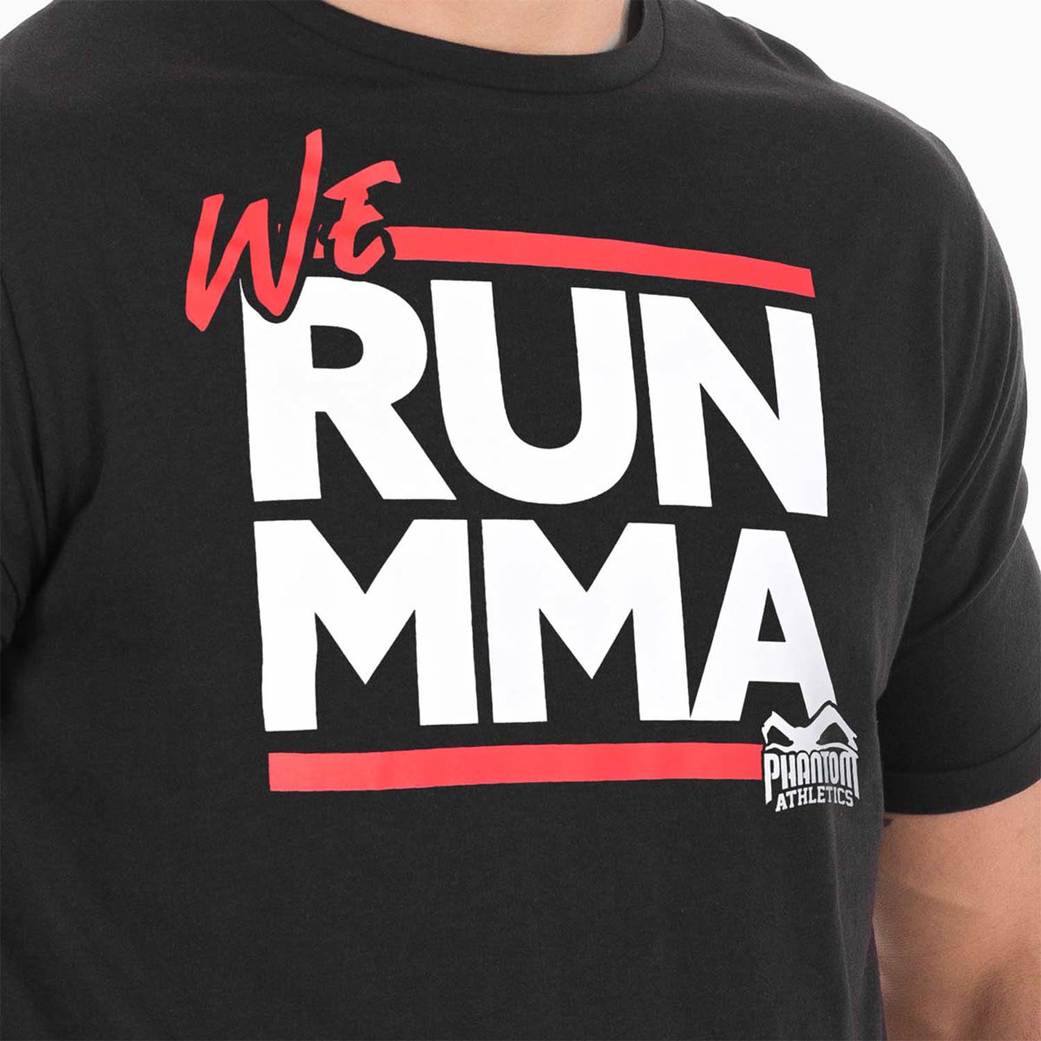 Phantom Athletics T-Shirt, We Run MMA, schwarz, XXL
