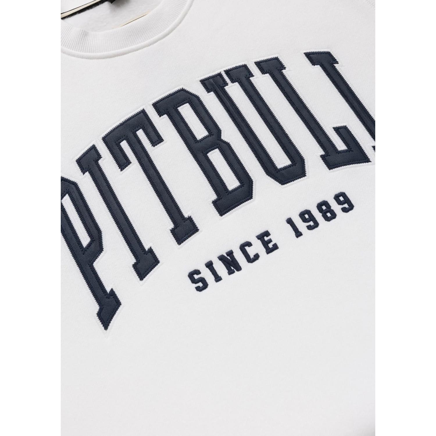 Pit Bull West Coast Crewneck, Norton, white, XXXL