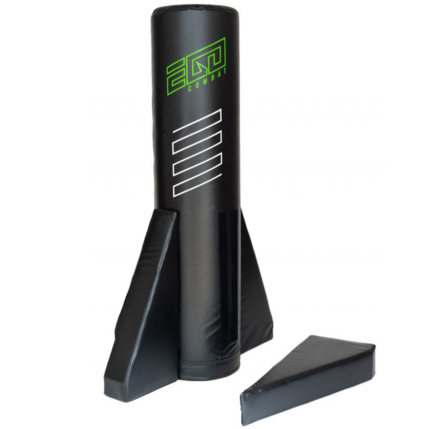 EGO COMBAT Standing Boxing Bag, Spectruum 22, 85 kg, 185 cm, black-neon-green
