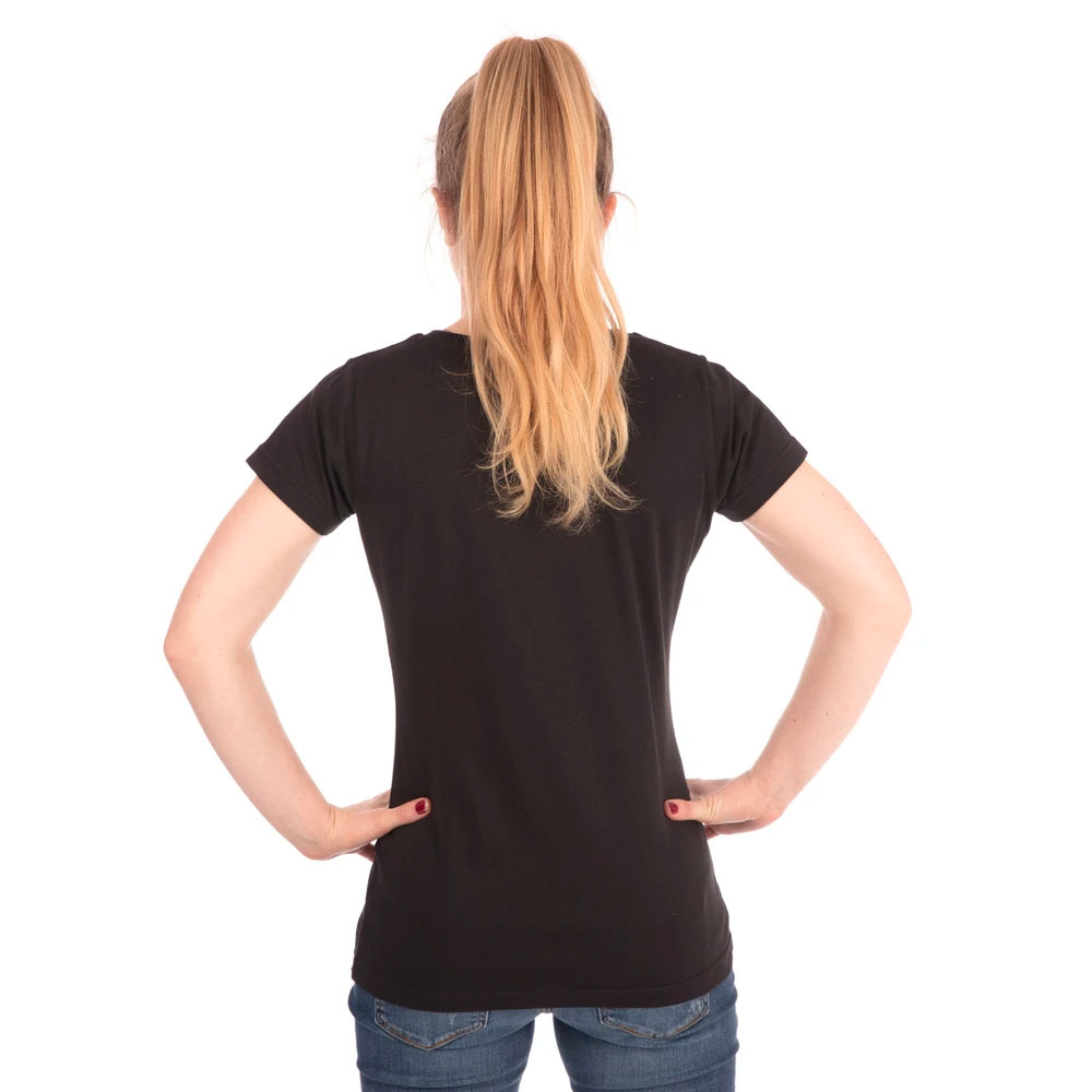 Tatami T-Shirt, Damen, Classic, Logo, schwarz, S